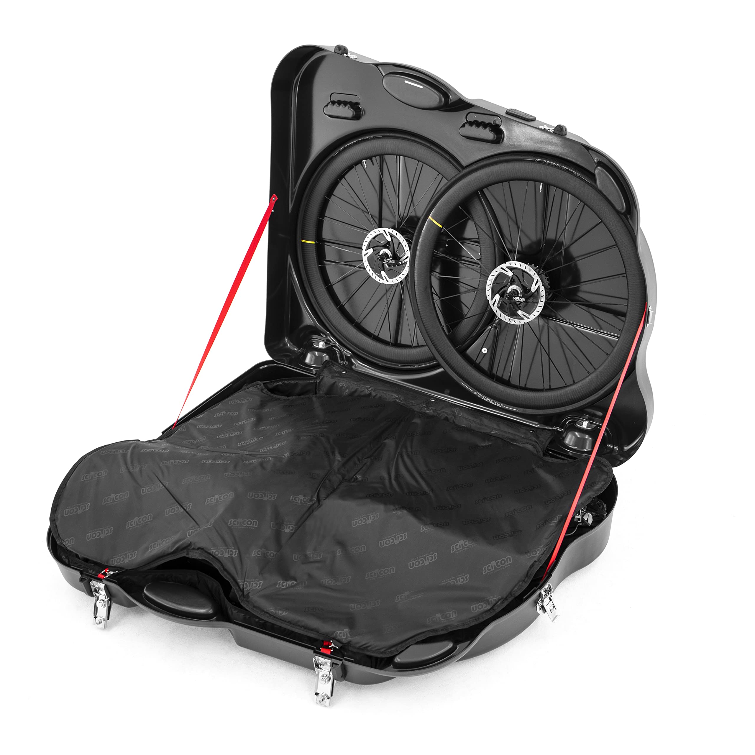 SCICON AEROTECH Evolution X TSA Hardshell Bike Travel Case - TSA Approved Bike Travel Bag