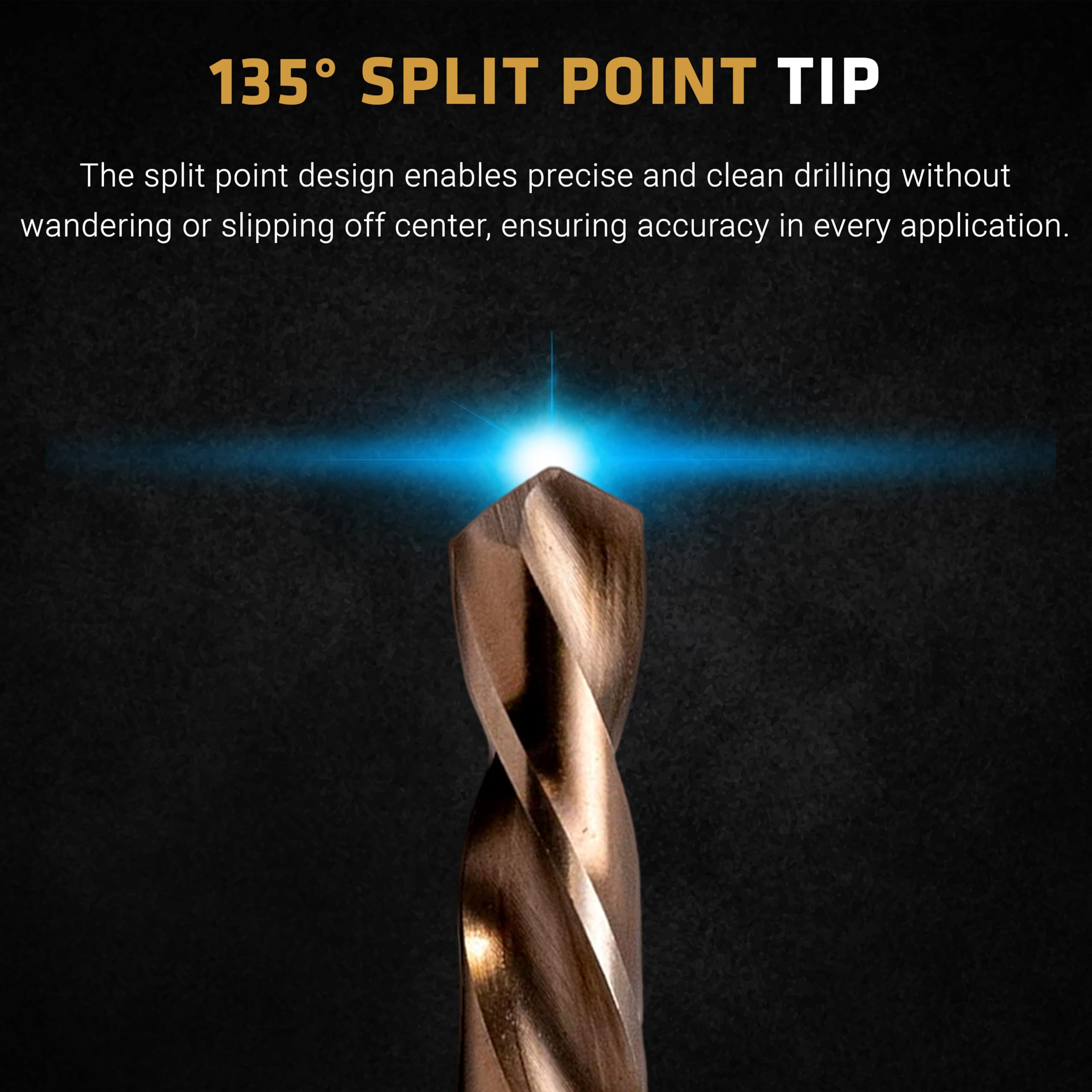 Century Drill & Tool, 26529, 29 PC Set,Jobber Drill Bit,ProGrade, Cobalt Steel, High Speed Drill Bit Pack