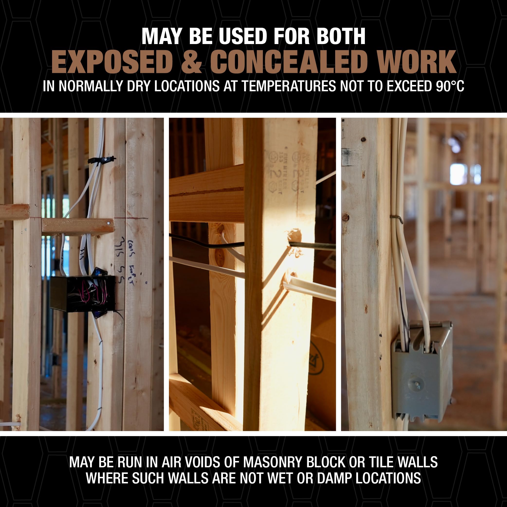 Southwire Romex Brand Simpull Solid Indoor 12/2 W/G NMB Cable 15ft Coil-SW# 28828226