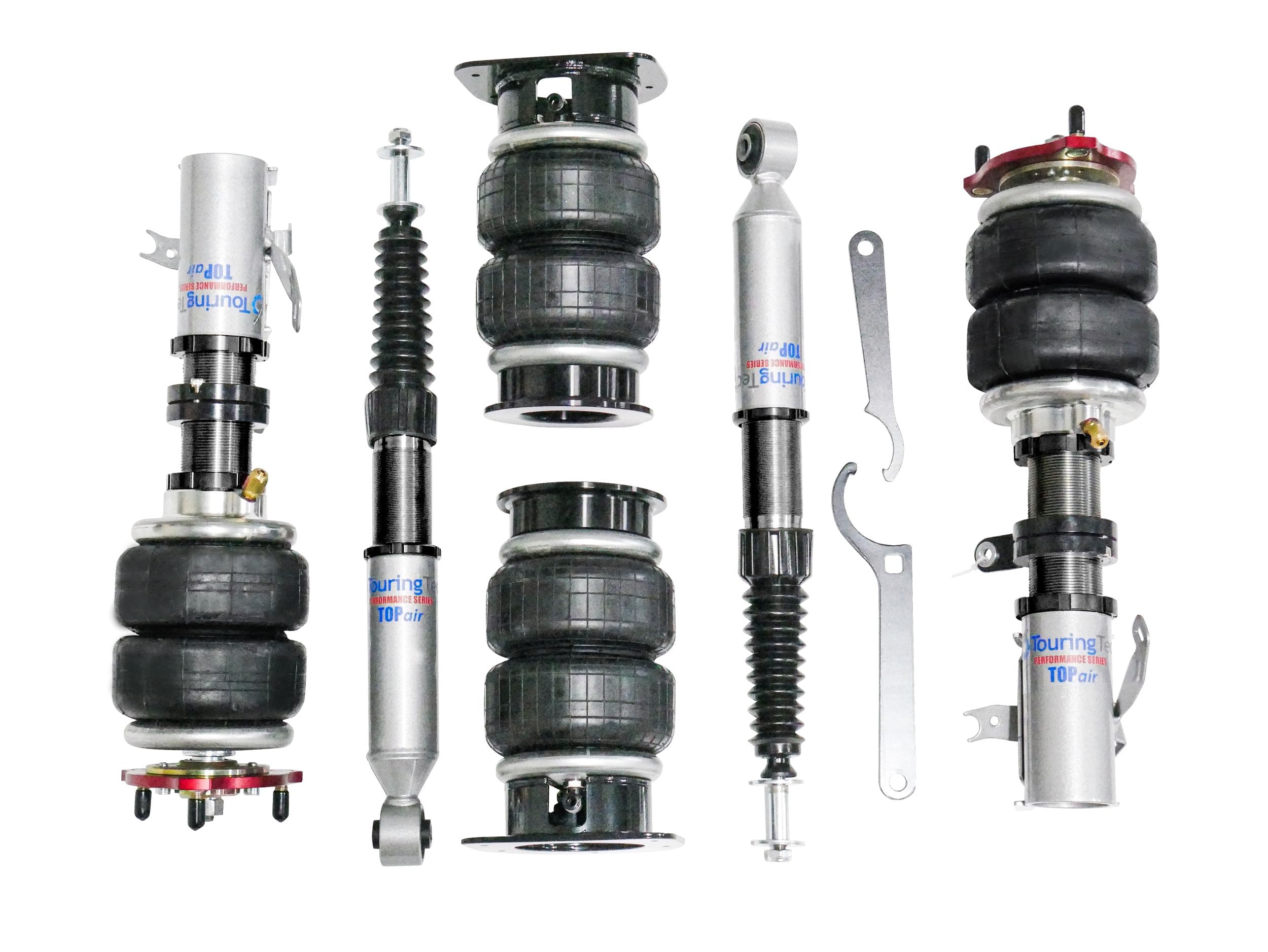 TOPair Air Struts Air Bag Suspension w/DIGI Bluetooth/Remote Management for 1999-2005 BMW 3-Series (INCL M3), RWD