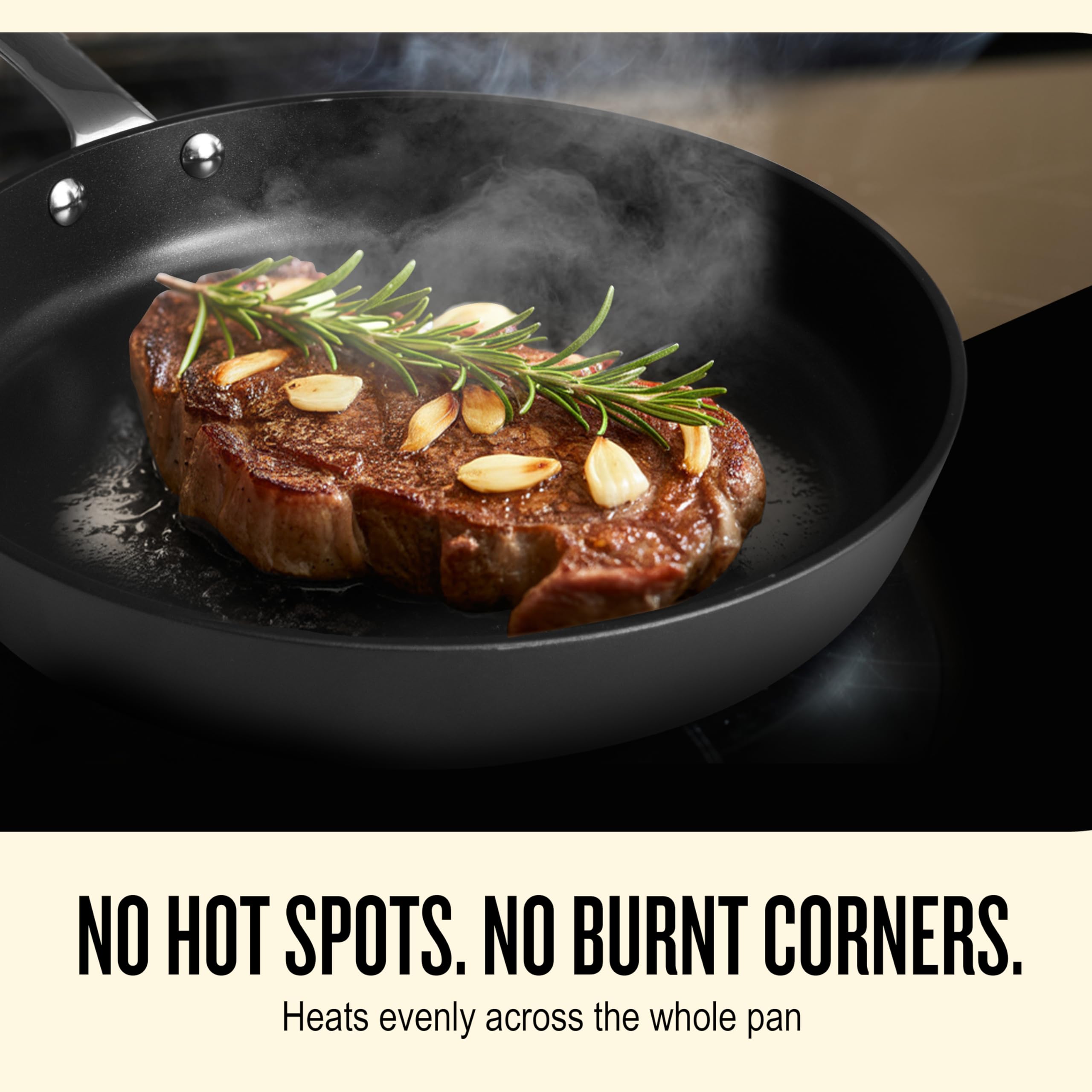 Alva Maestro 11” Non-Toxic Ceramic Nonstick Frying Pan – Oven & Induction Safe Skillet for Healthy Cooking – Sustainable, No PFAS/PTFE, Easy-to-Clean, Even Heat Distribution, Toxin-Free Cookware