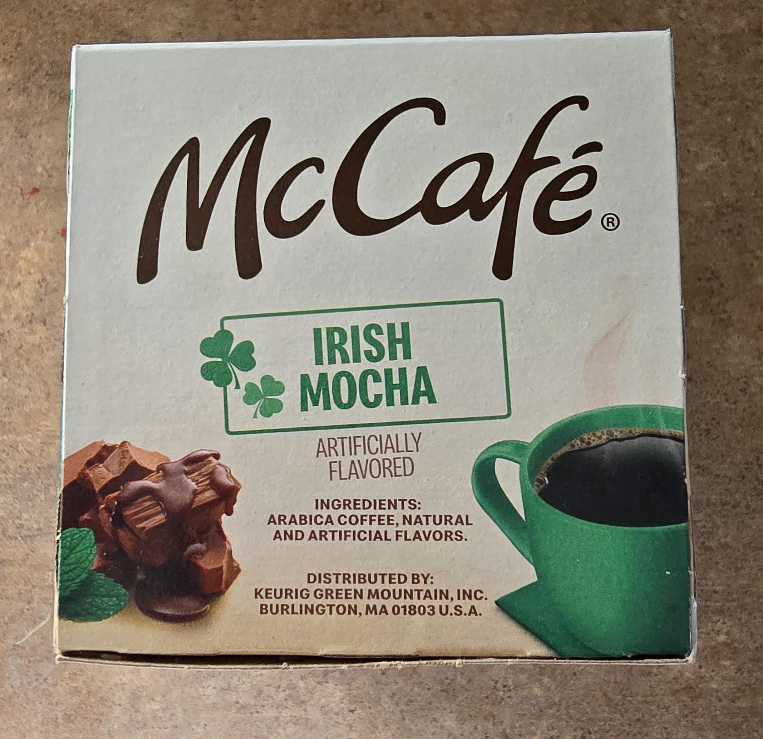 McCaf, Irish Mocha K-Cup Single-Serve Pod Coffee, 10 count