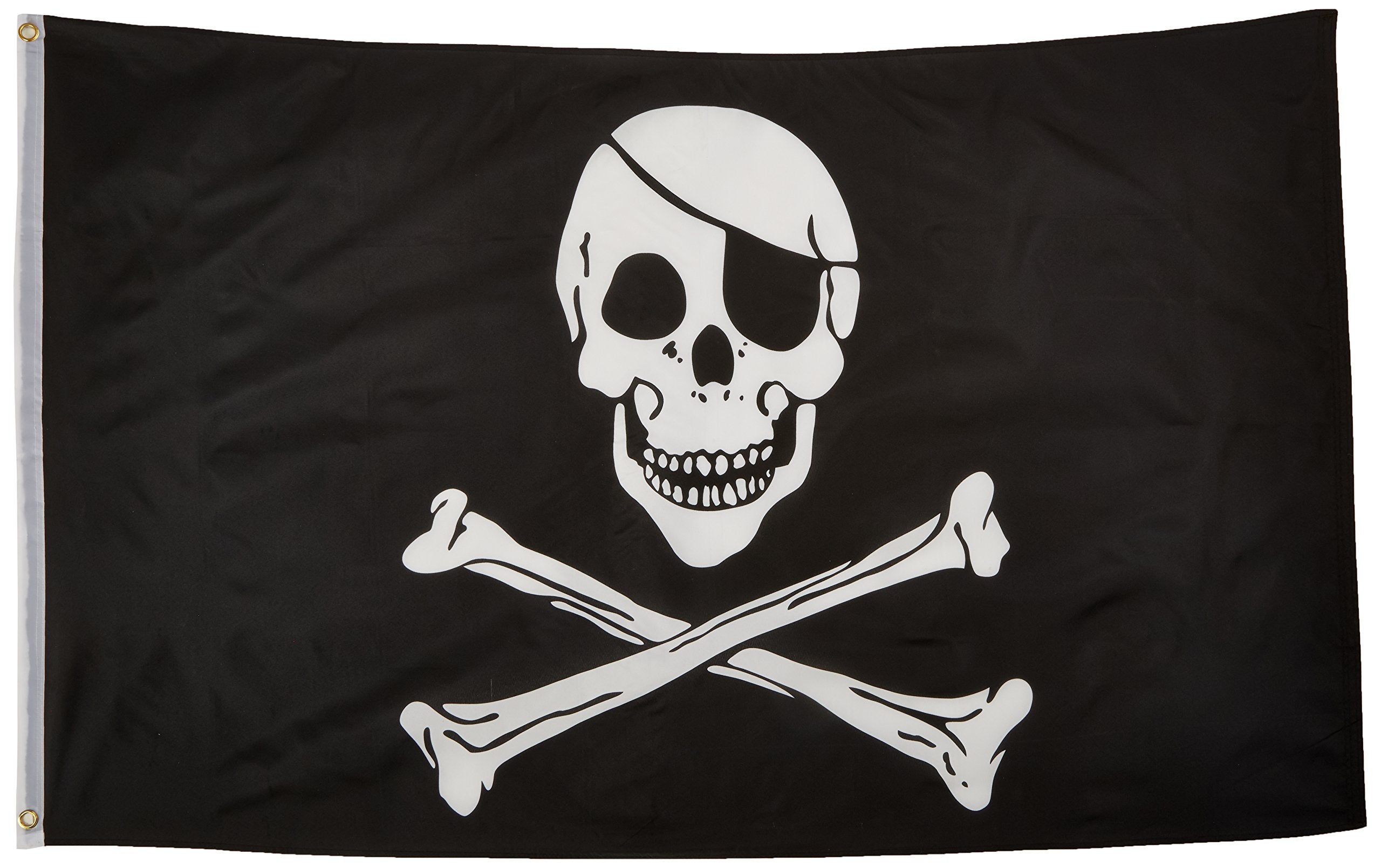 Quality Standard Flags FP001 Pirate Flag, 3 by 5'