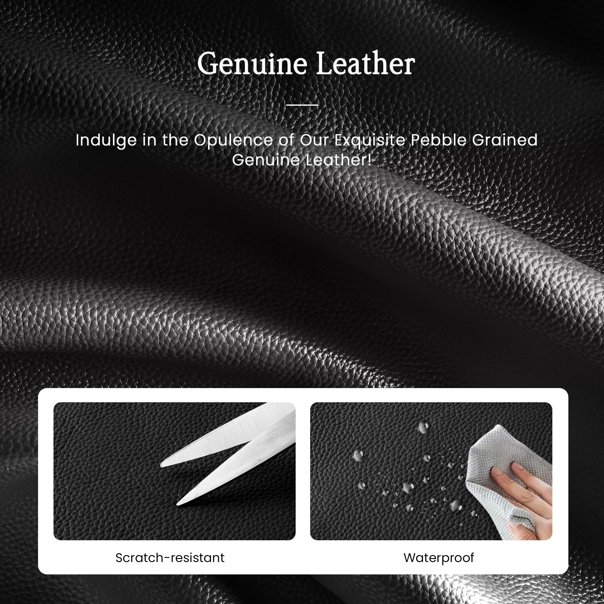 befen Genuine Leather Hobo Bag Purses for Women, Anti Theft Built in RFID Wallet Crossbody Bag Purses, Soft Real Women's Shoulder bag Handbags with 2 Adjustable Shoulder Straps and 4 Zippers,Black
