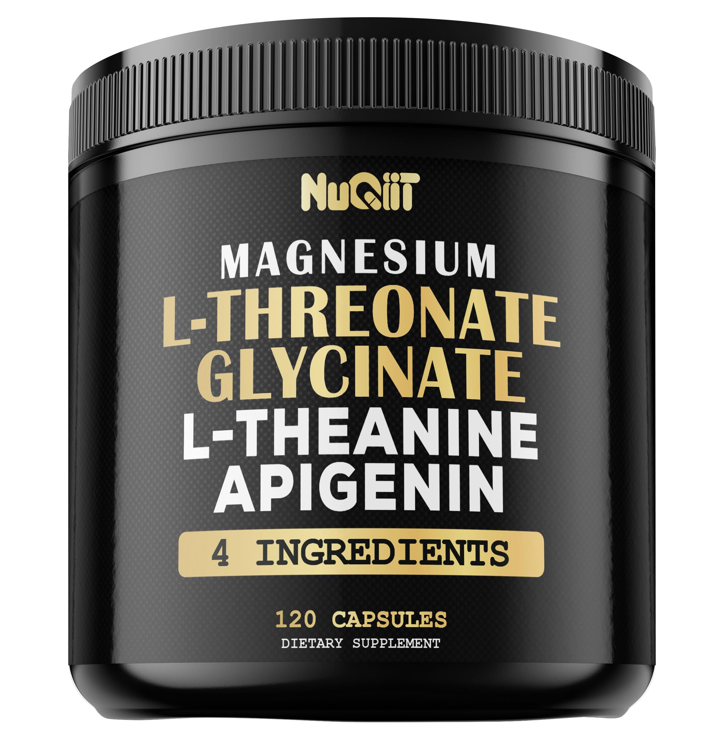Magnesium L-Threonate Capsules 500mg Magnesium Glycinate 500mg & More Supplement - 120 Capsules - Impressive Benefits for Support Positive Mood, Muscle Growth, Immune System, Brain Health & Focus