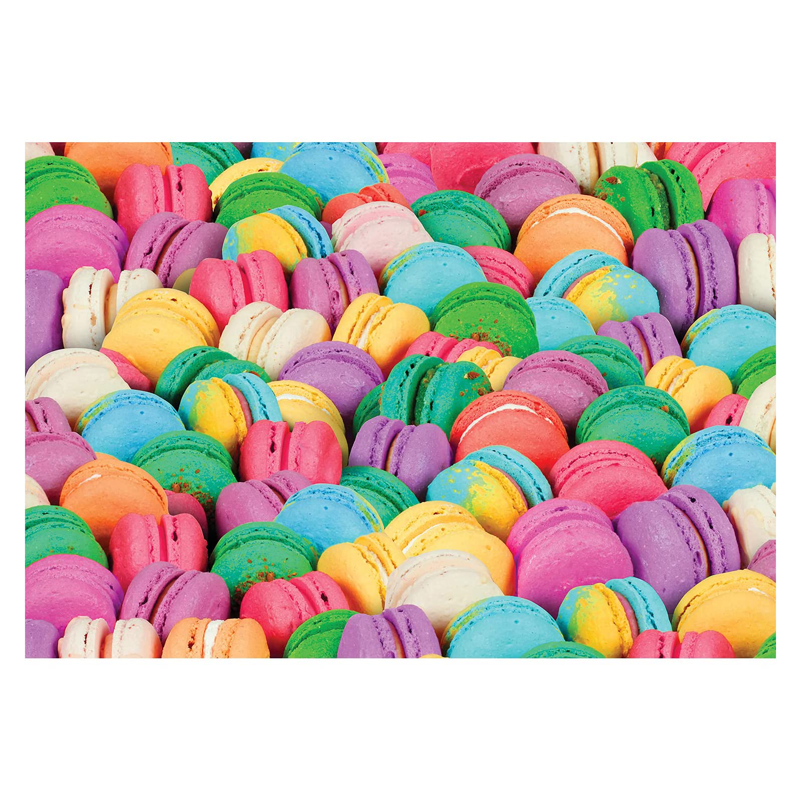 BunMo Puzzle - Mouthwatering Macarons - Unique 1000 Piece Puzzle for Adults
