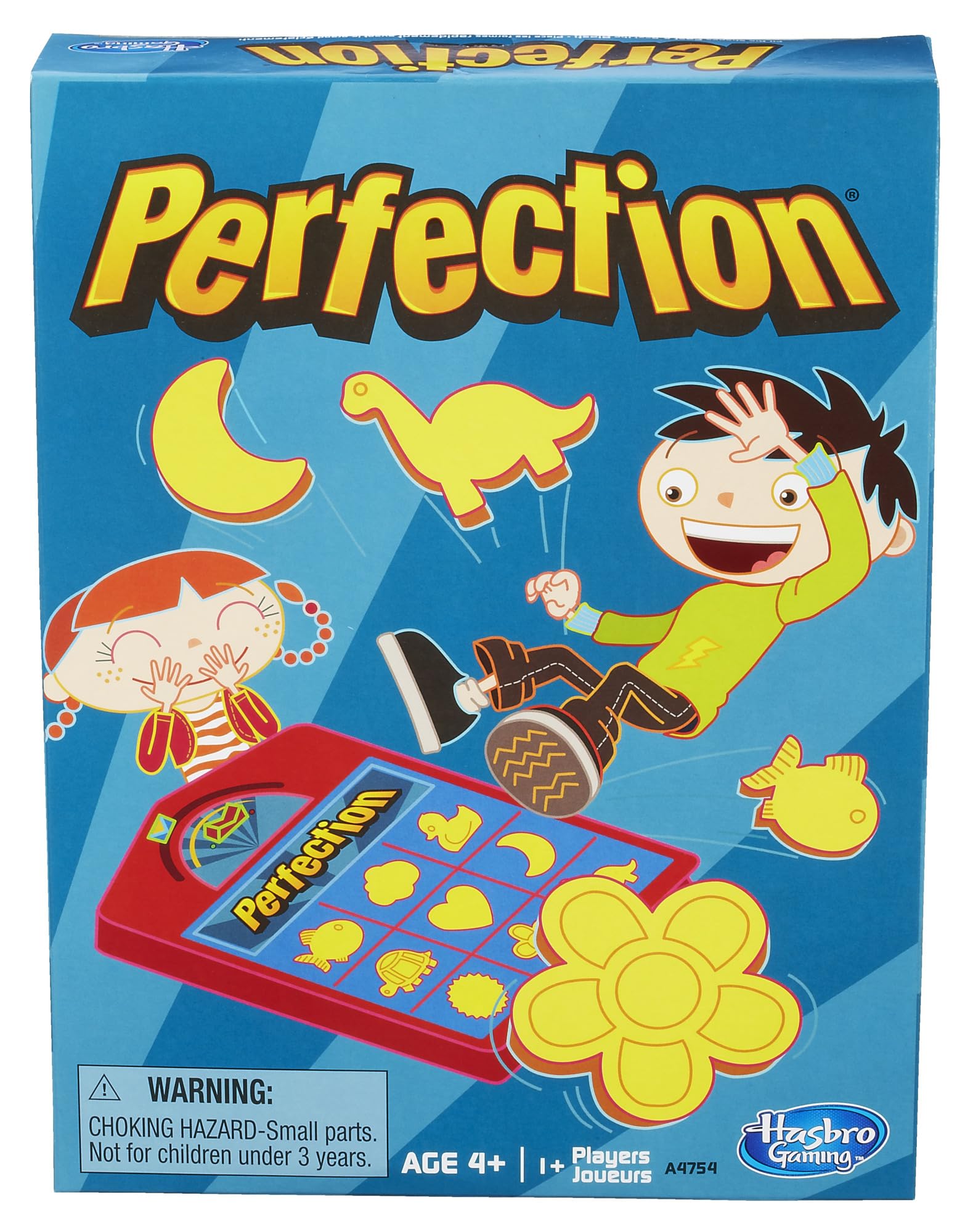 Hasbro Gaming Perfection Game for Kids | Popping Shapes and Pieces | Preschool Board Games for Clasroom | Back to School Gifts | Ages 4+