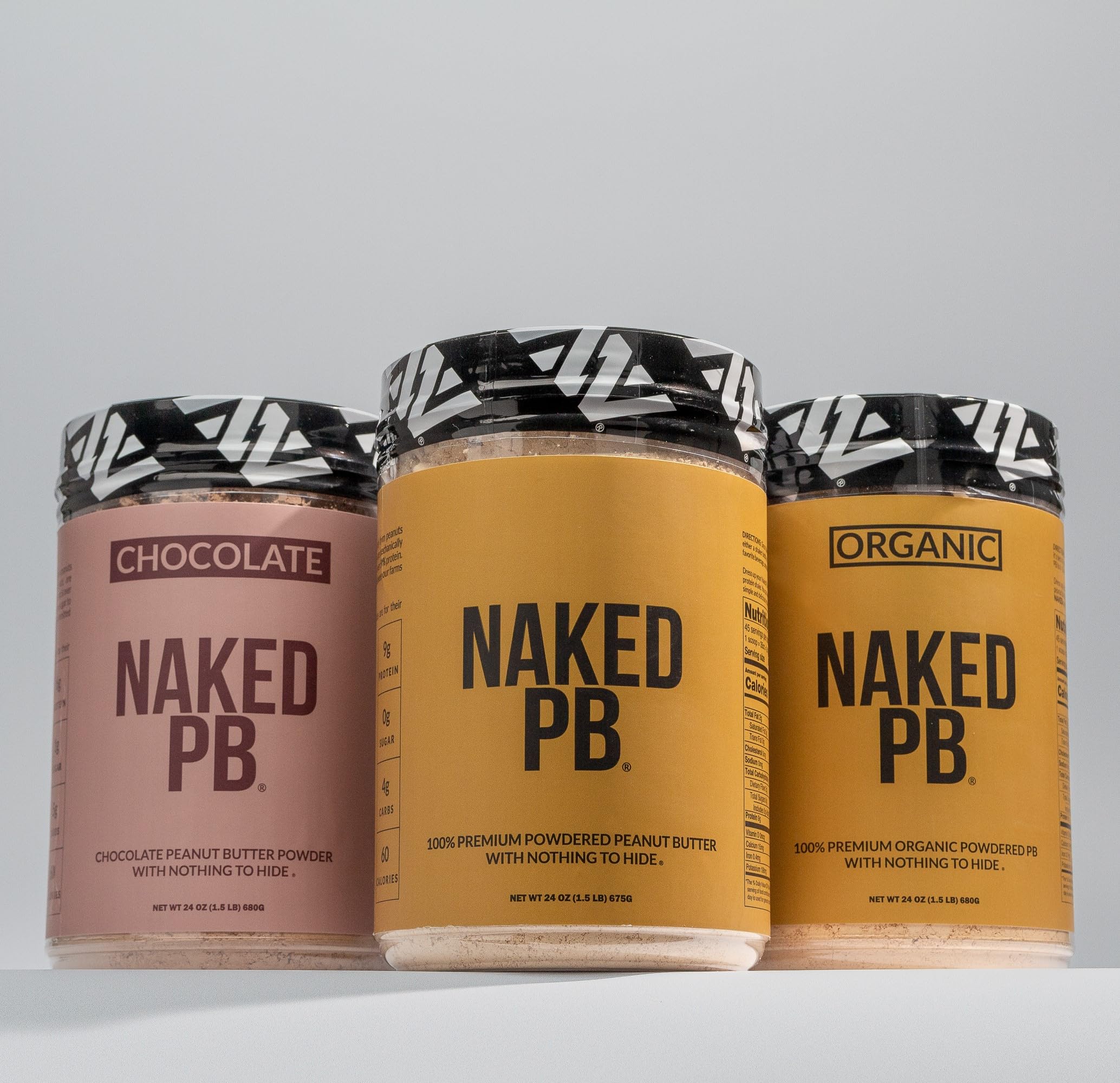 Chocolate Peanut Butter from US Farms, Only 4 Ingredients - Roasted Peanuts, Cocoa, Sea Salt, and Sugar - Vegan, 47 Servings - NAKED PB