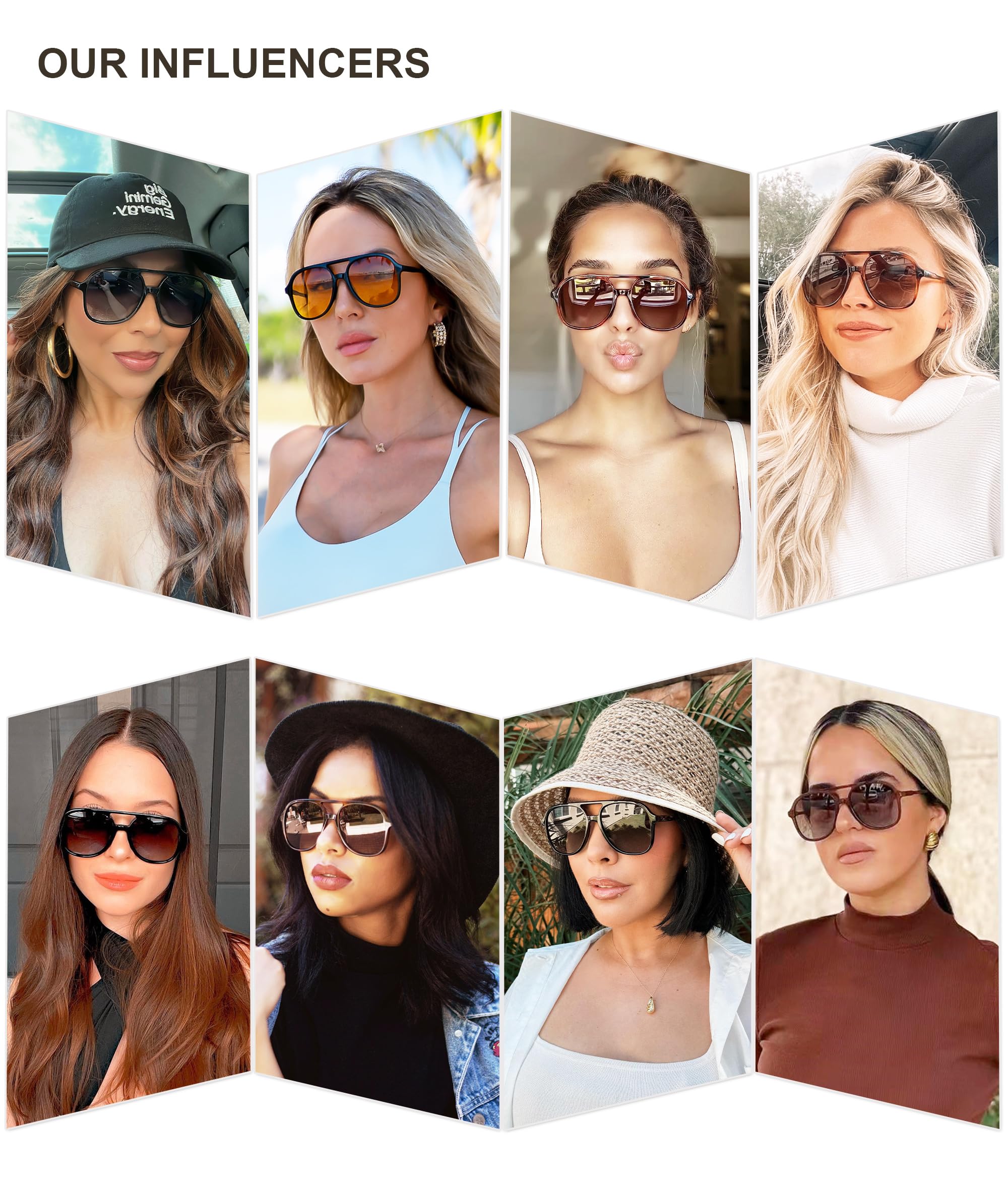 SOJOS Retro Polarized Aviator Sunglasses Womens Mens Classic 70s Vintage Trendy Square Aviators SJ2174, Dark Black/Yellow Tint