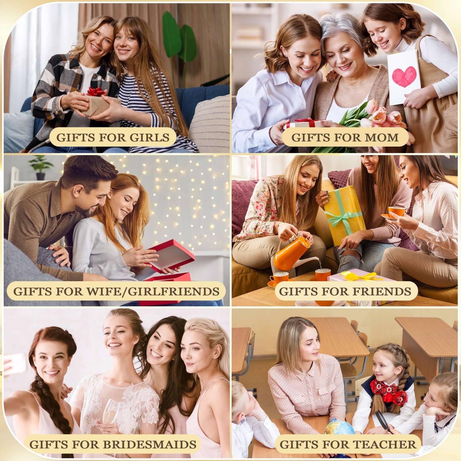 Parima Christmas Gifts for Women Teen Girls - Travel Jewelry Case Jewelry Box, Stocking Stuffers, Personalized Birthday Christmas Gifts for Women Girlfriend Sister, Jewelry Organizer - Letter A, Green