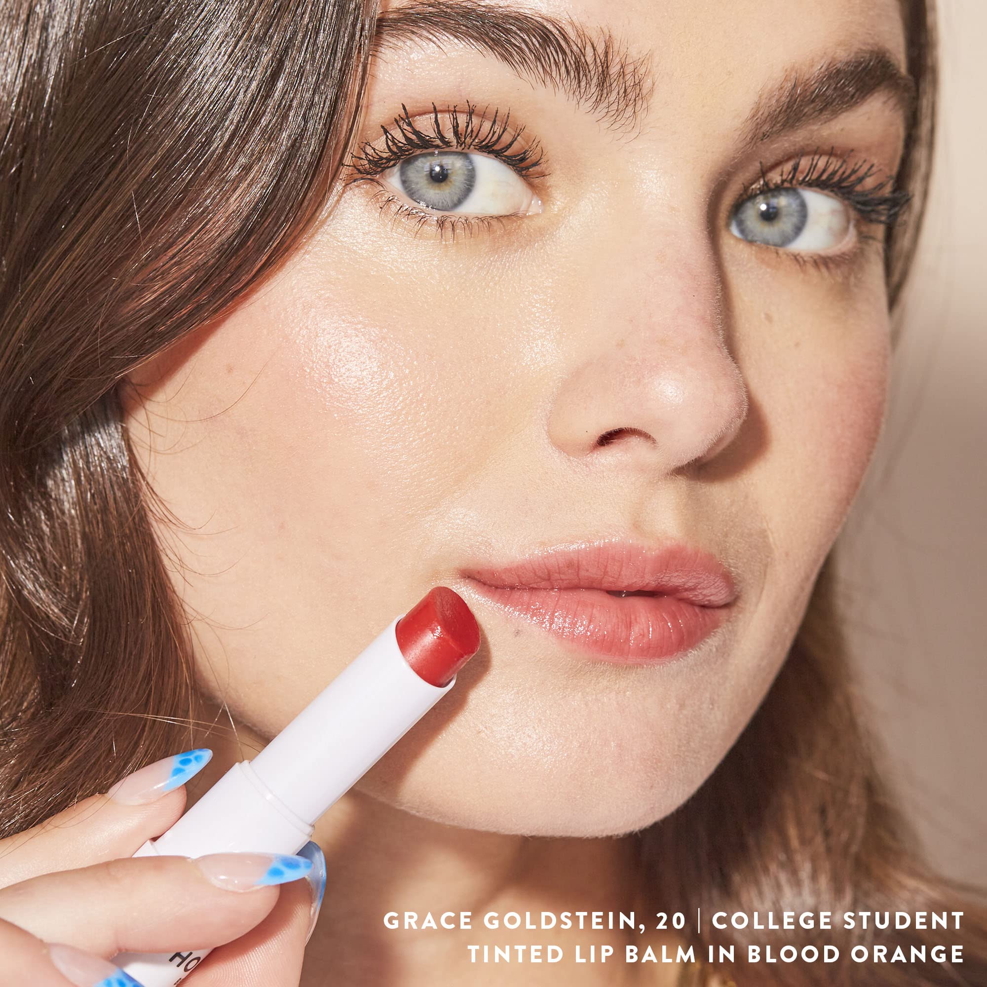 Honest Beauty Tinted Lip Balm | Antioxidant-rich Acai Extracts + Avocado Oil | EWG Certified, Vegan, Cruelty Free | Blood Orange