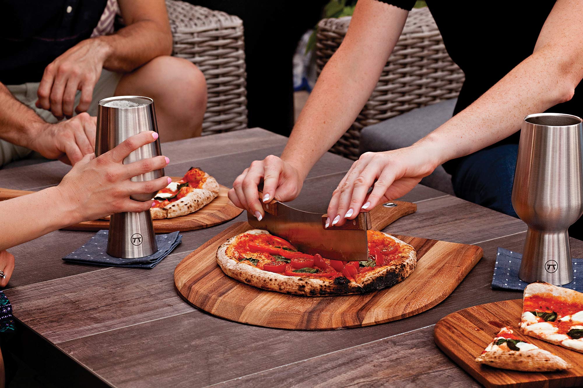 Ironwood Gourmet Napoli Pizza Peel, Acacia Wood 14 x 20 x 0.5 Inches