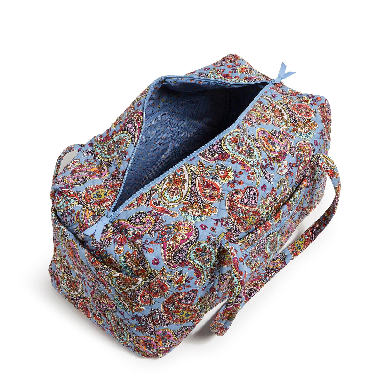 Vera Bradley Women's Cotton Large Travel Duffel Bag, Provence Paisley, One Size