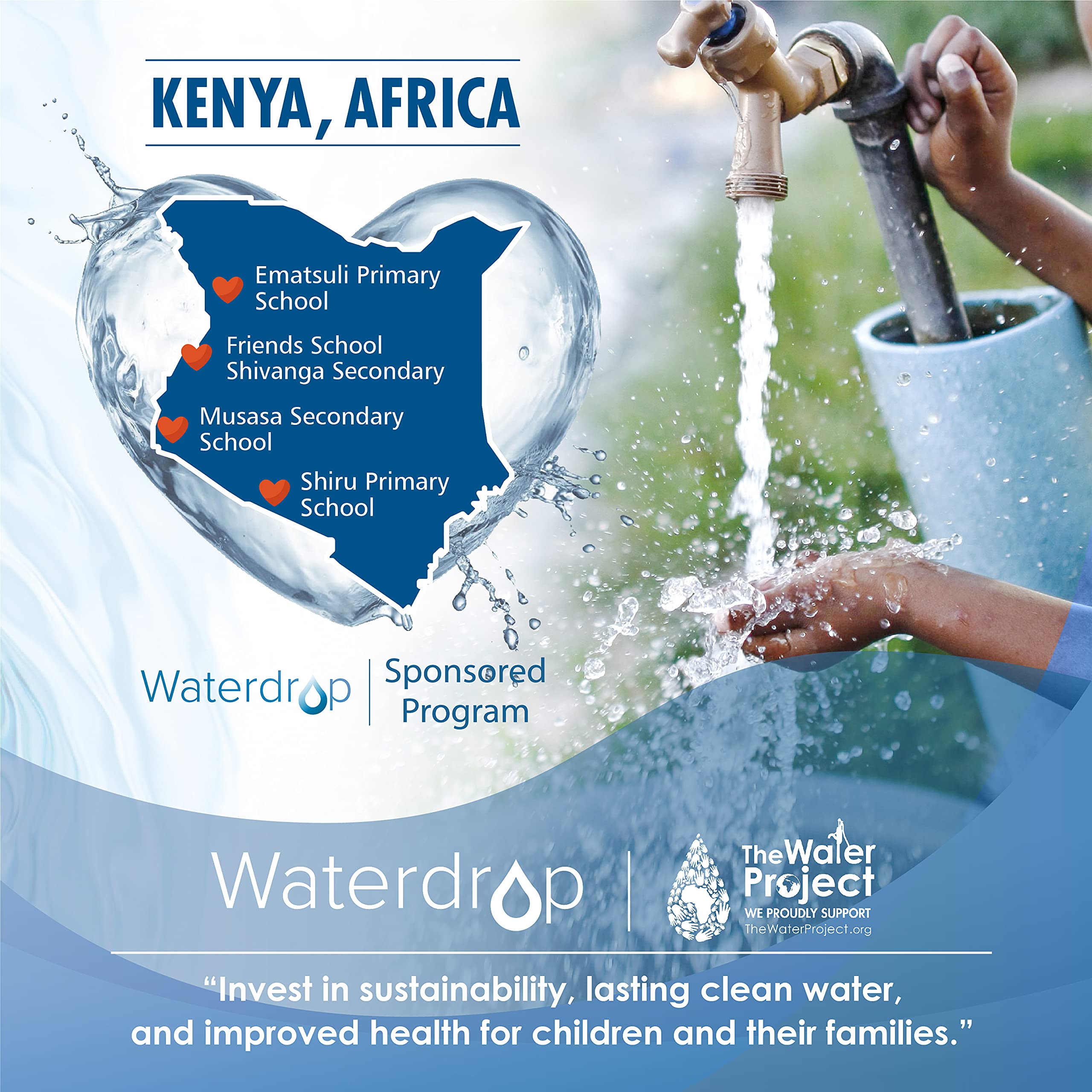 Waterdrop Ultra Filtration Faucet System Replacement Water Filters for Skin Care, WD-FF-02A Fits WD-FC-02, WD-FC-01, WD-FC-06, Last Up to 9 Months, Pack of 3