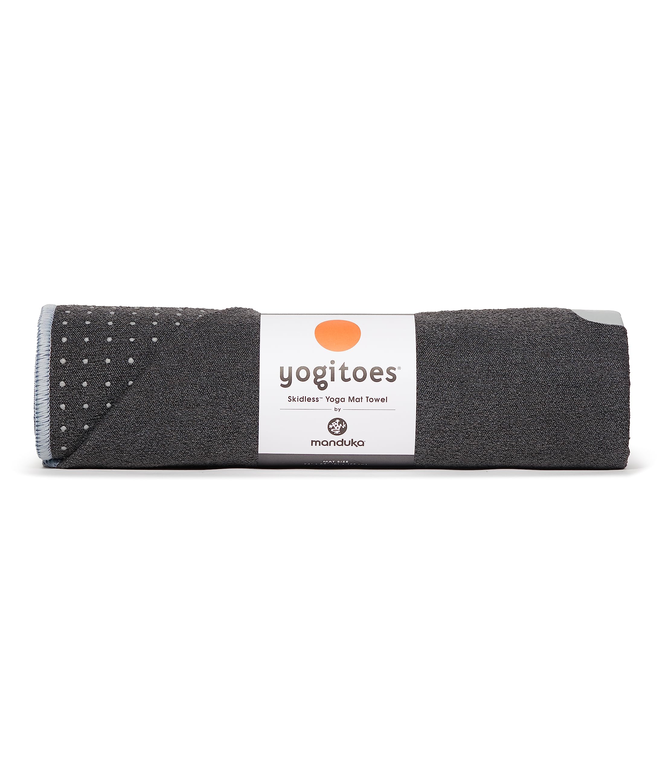 Manduka Yogitoes Yoga Mat Towel - Non-Slip Microfiber Gym Towel for Hot Yoga Pilates Exercise Workout Cooling and Sweat Towel 71 inch