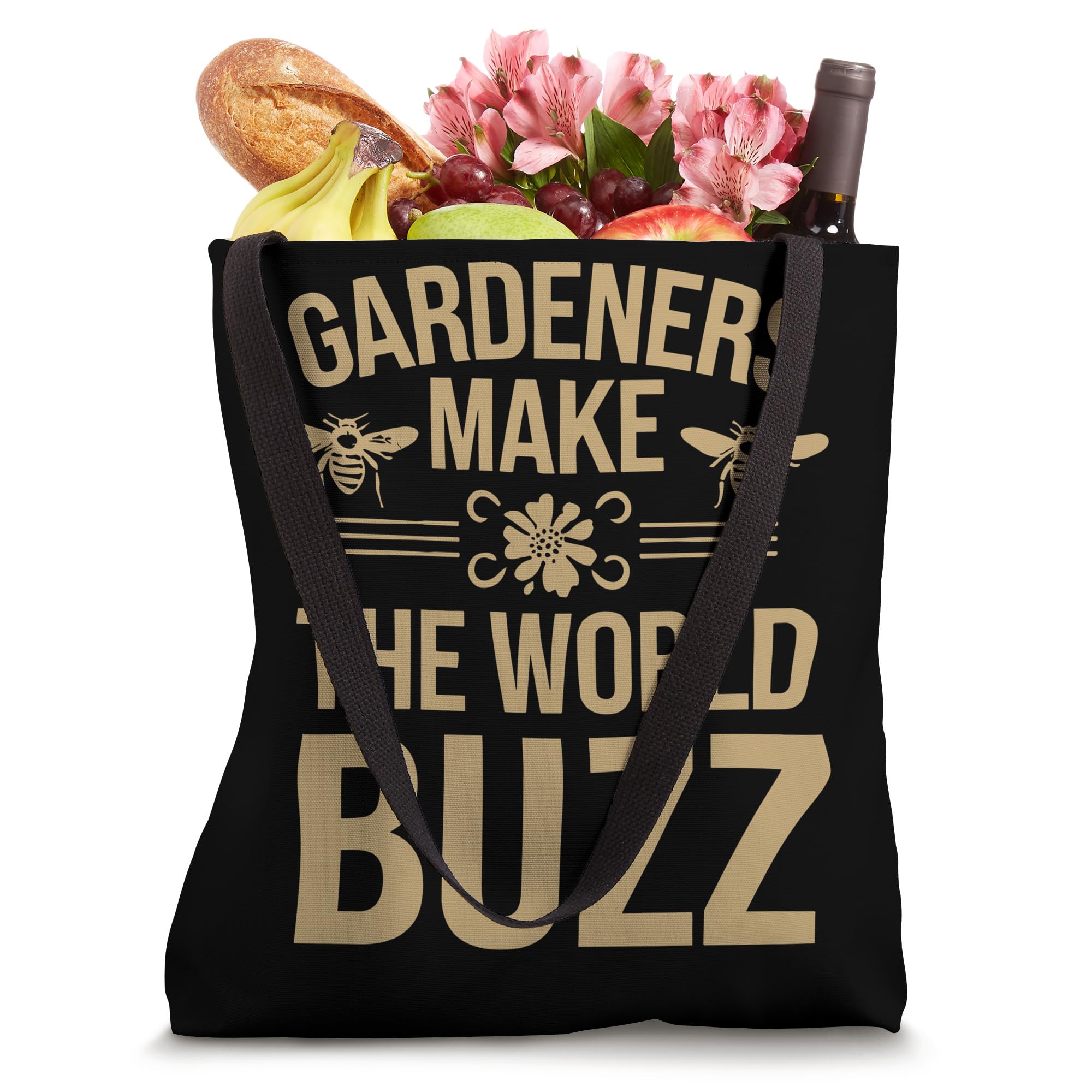 Bee-Friendly Gardener Pollinator Garden and Save the Bees Tote Bag