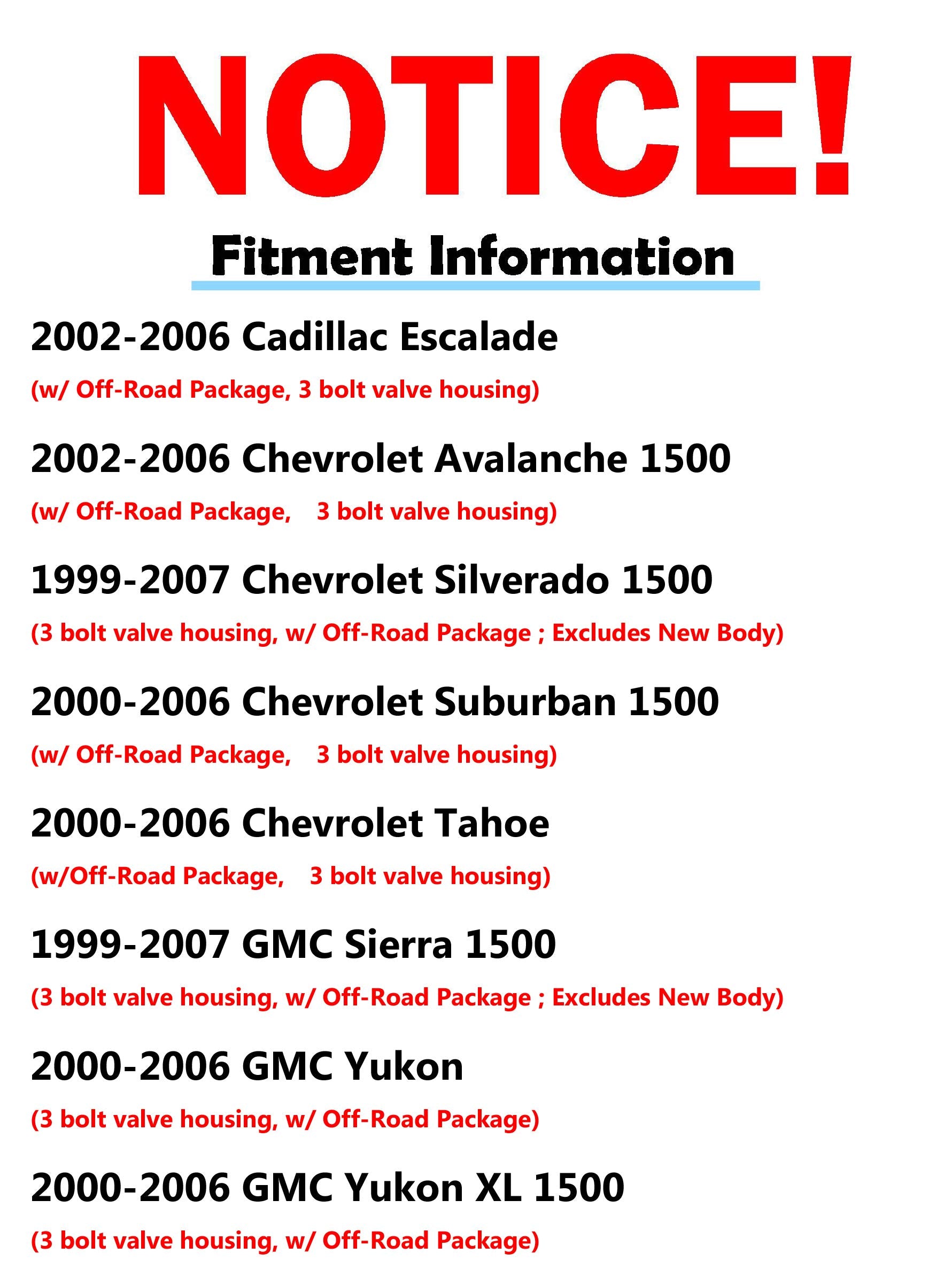 Detroit Axle - Power Steering Gear Box for Chevy GMC Silverado Sierra Yukon XL Avalanche Silverado Suburban 1500 Tahoe Cadillac Escalade, 3 Bolt Valve Housing Power Steering Gear Box Replacement