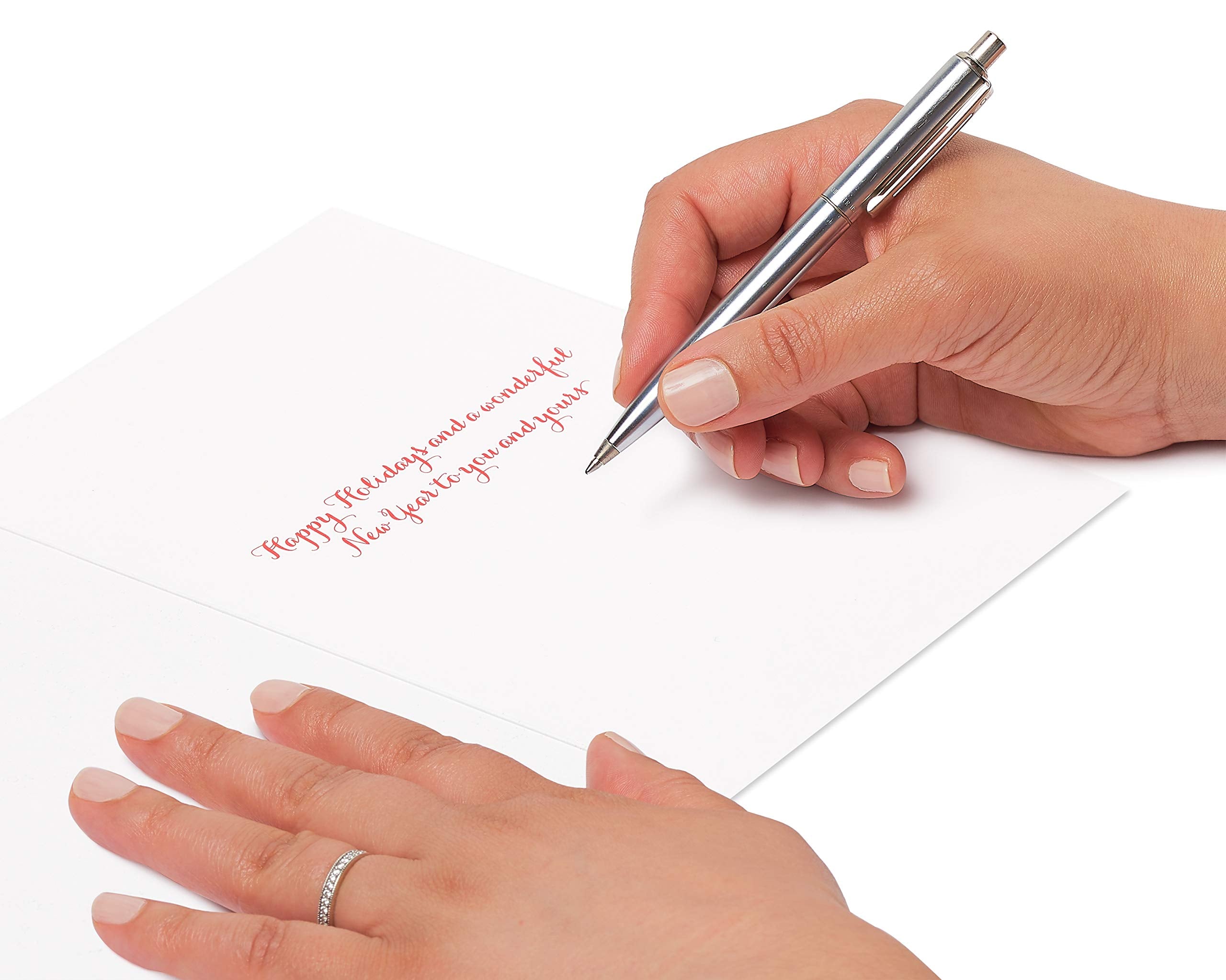 Papyrus Christmas Cards Boxed with Envelopes, To You and Yours, Holiday Tree (14-Count)