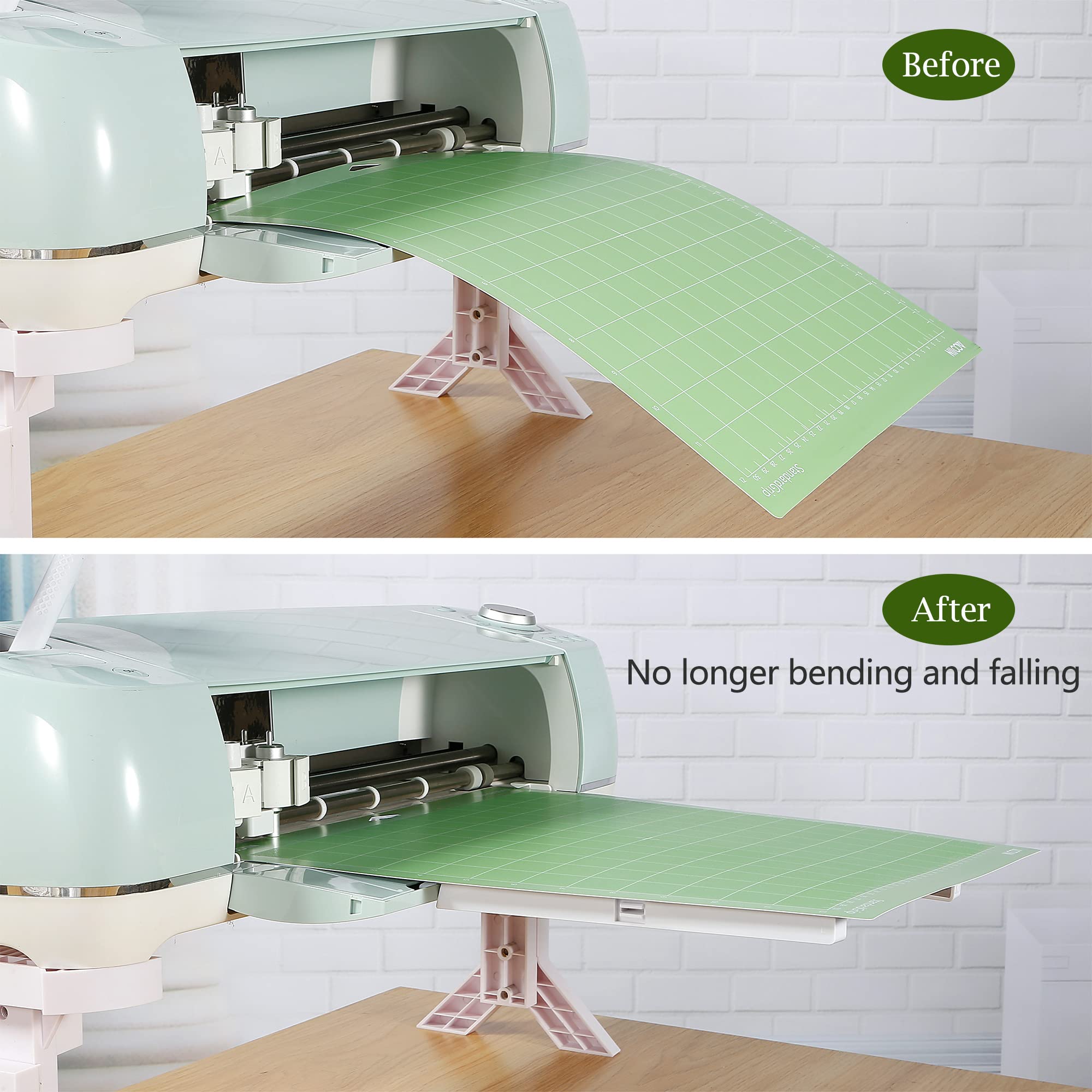 AOOIIN Extension Tray for Cricut Maker 4/Maker 3/Maker and Explore 4/3/2/Air, Cutting Mat 12x12 Holder for Cricut Maker and Explore Air Series, Tray Extender Compatible with Grip Mat