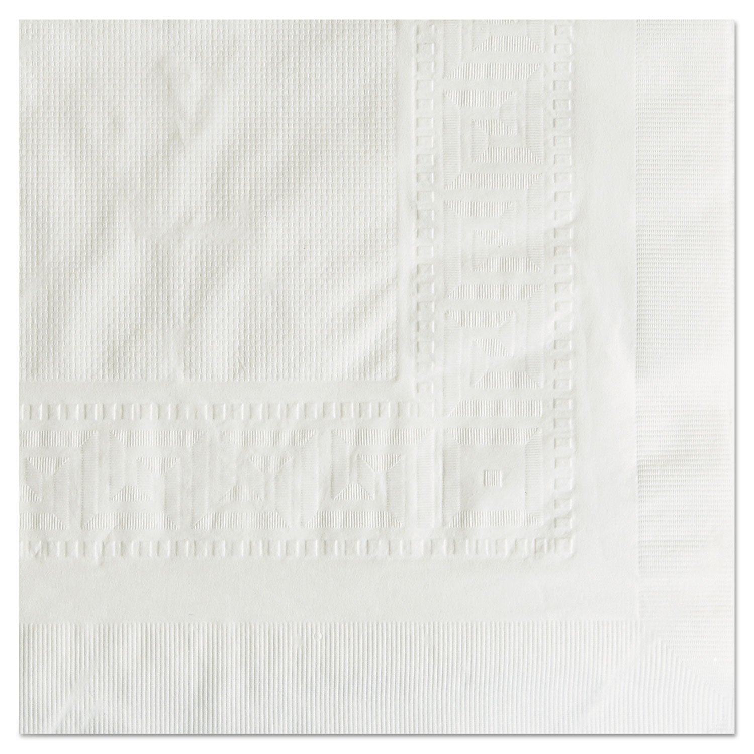 Hoffmaster 210130 Cellutex Tablecover, Tissue/Poly Lined, 54 in x 108", White (Case of 25 Tablecloths)