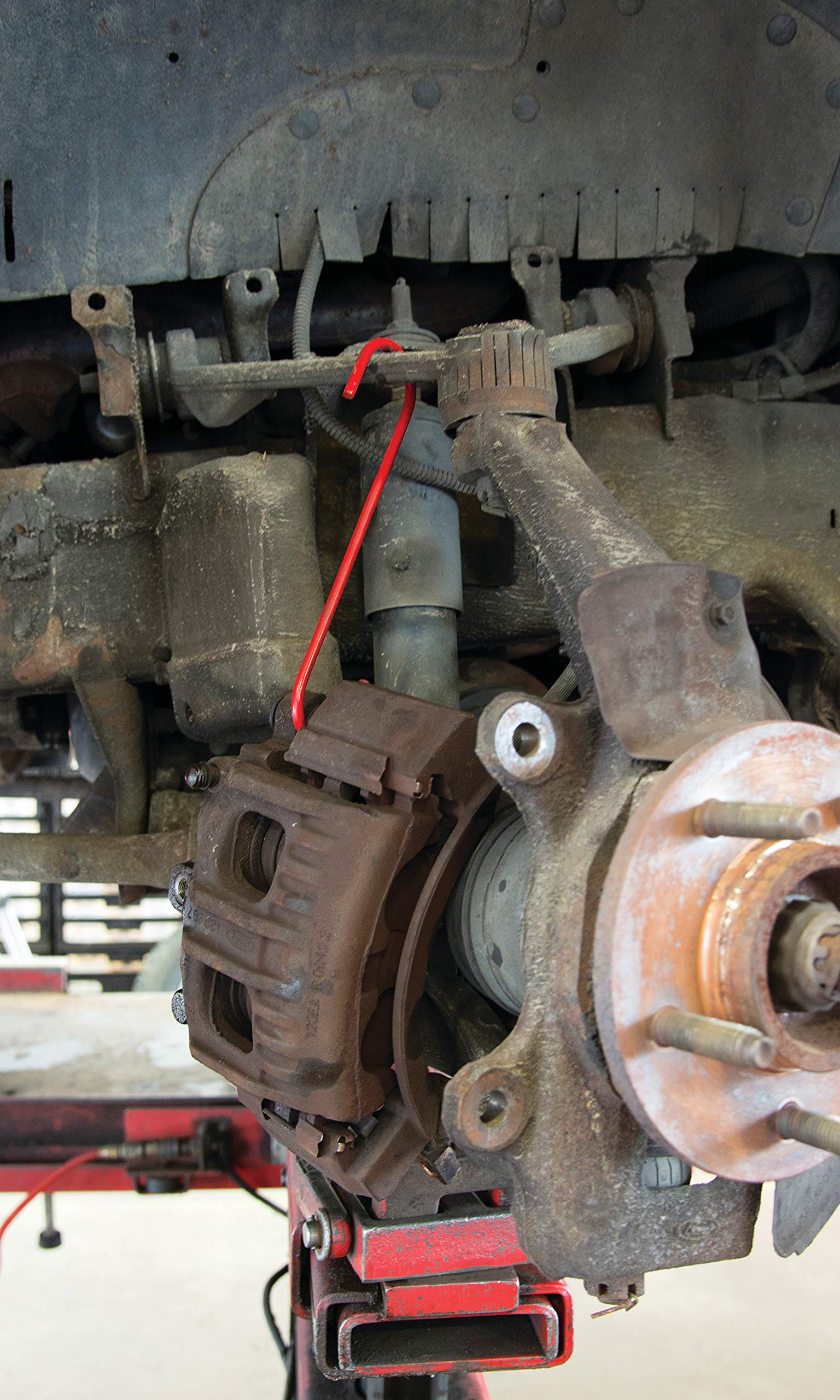 Titan 51600 2-Piece Red Brake Caliper Hanger Set