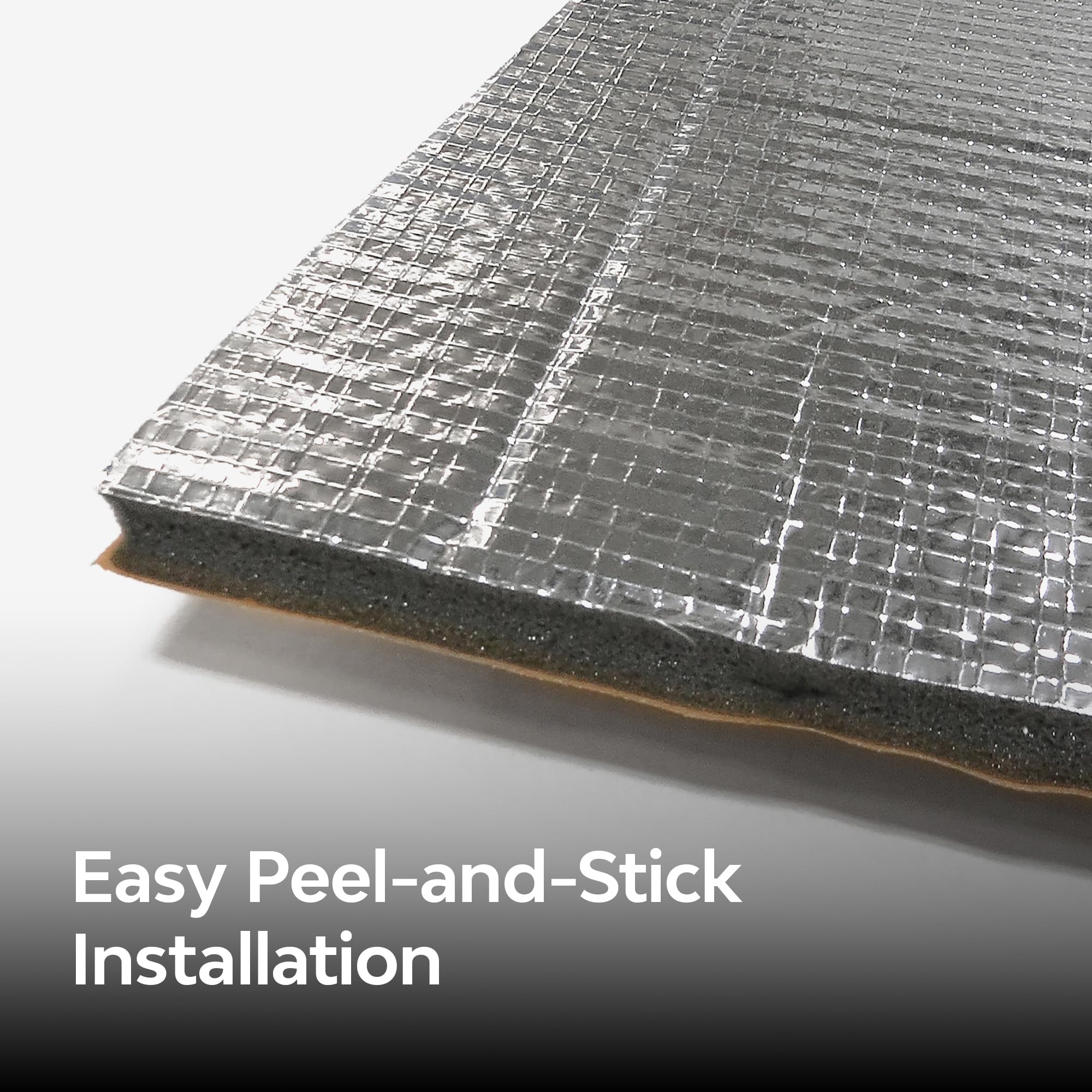 Dynamat Hoodliner – Noise & Heat Insulation Kit for Your Car Hood – Keeps Engine Noise In & Protects Paint from Engine Heat – Easy Self Adhesive Install – 1 Sheet 32"x 54", 12 sq ft