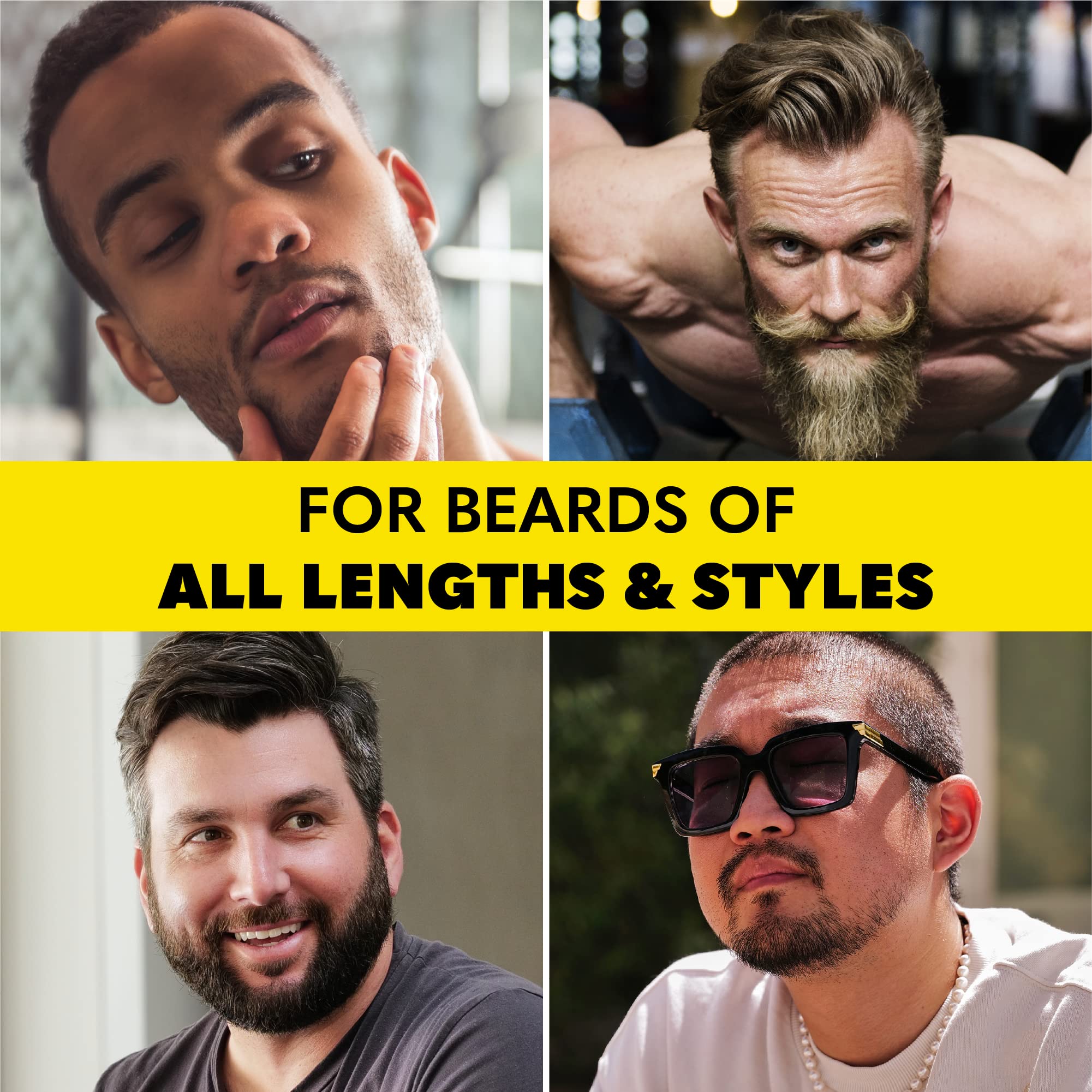 The Beard Club Citrus Beard & Face Wash– All-in-One Cleanser, Softens & Nourishes Facial Hair, Hydrates & Cleans Skin, Paraben & Sulfate-Free