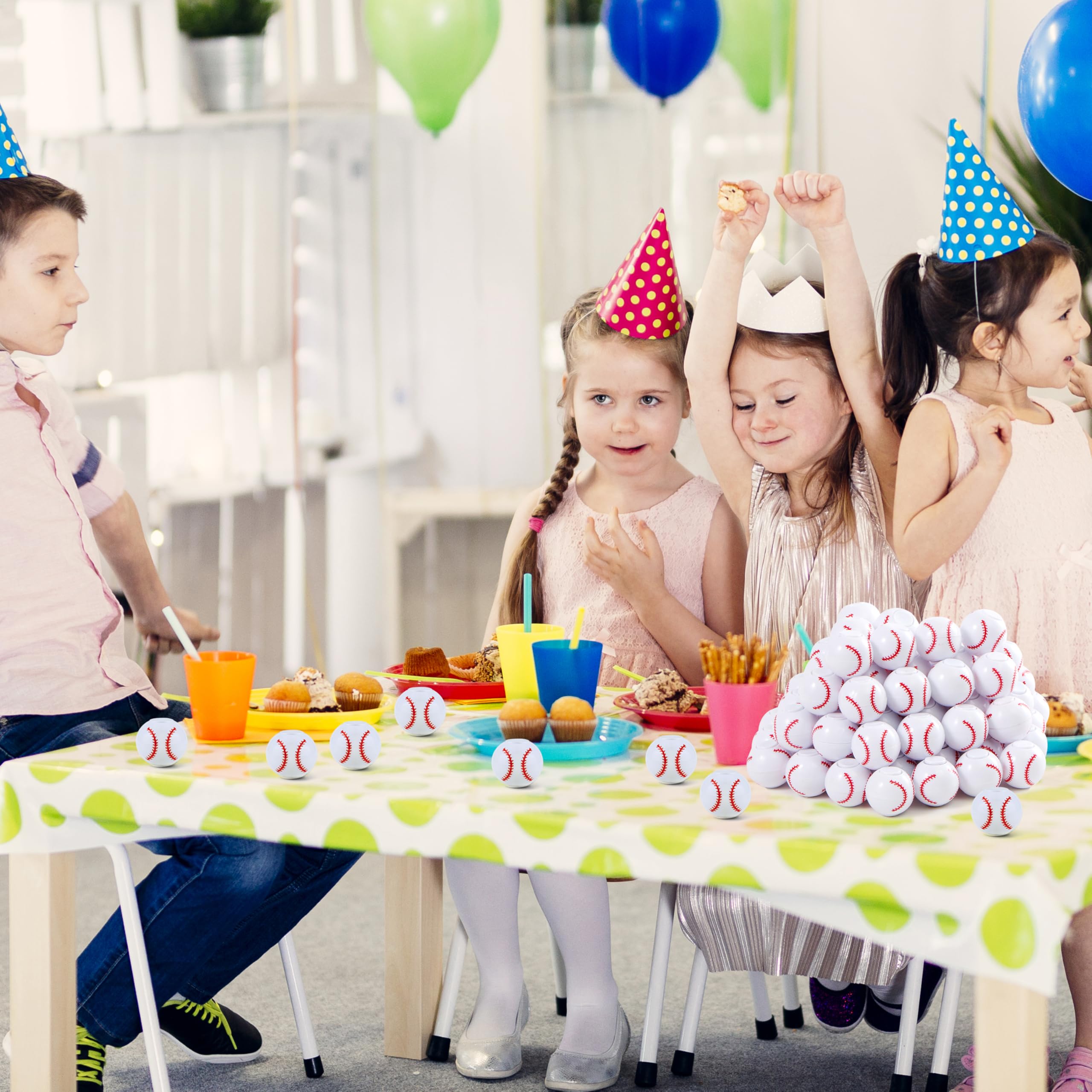 JOYIN 36 Pack Baseball Fidget Spinners for Kids, Baseball Party Favors, Fidget Toys Bulk, Stress Balls, Goodie Bags Stuffers for Birthday Party, Treasure Box Toys for Classroom