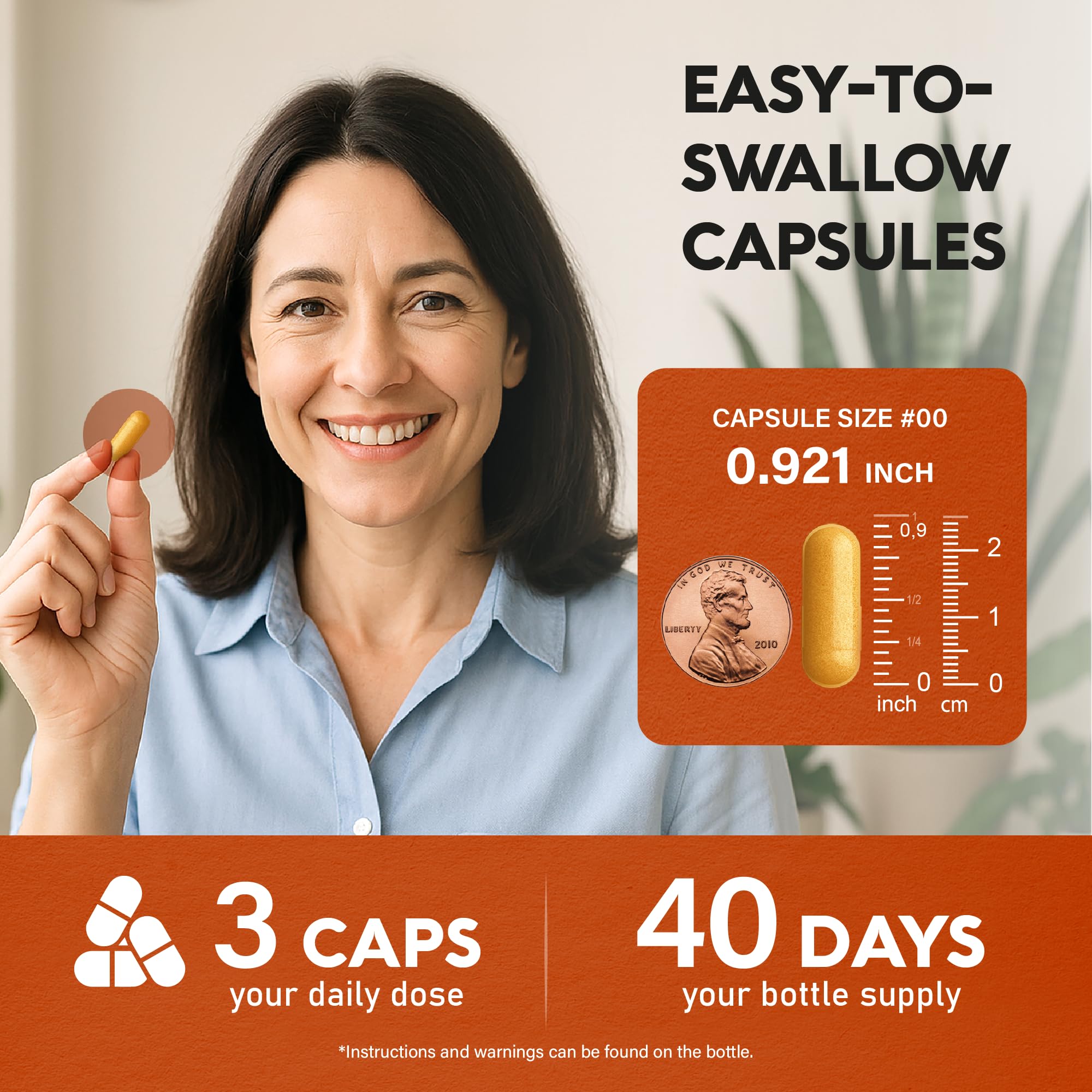 Turmeric Curcumin Supplement 2365 mg - Turmeric with Ginger & Black Pepper - Highly Bioavailable & Extra Strength 95% Curcuminoids - Antioxidant, Immunity & Joint Support - Made in USA - 120 Capsules