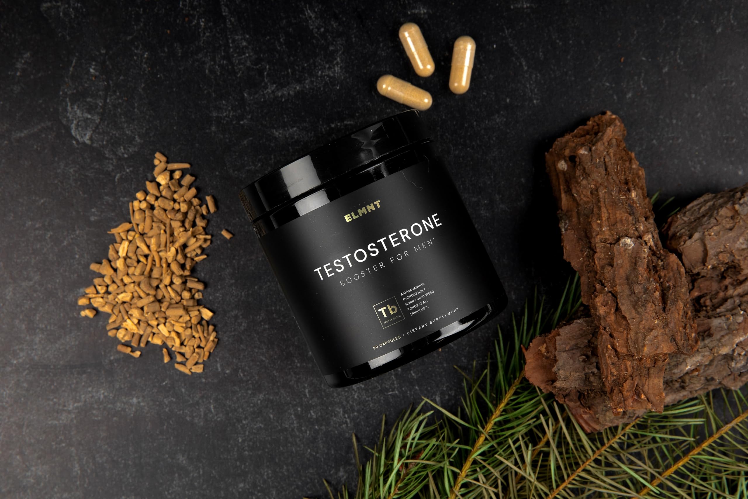 21,800mg Testosterone Booster for Men 8X Strength w. Ashwagandha, Tongkat Ali, Pycnogenol, Tribulus - Total T Male Enhancing Test Libido Booster + Muscle Builder Growth Testosterone Supplement for Men