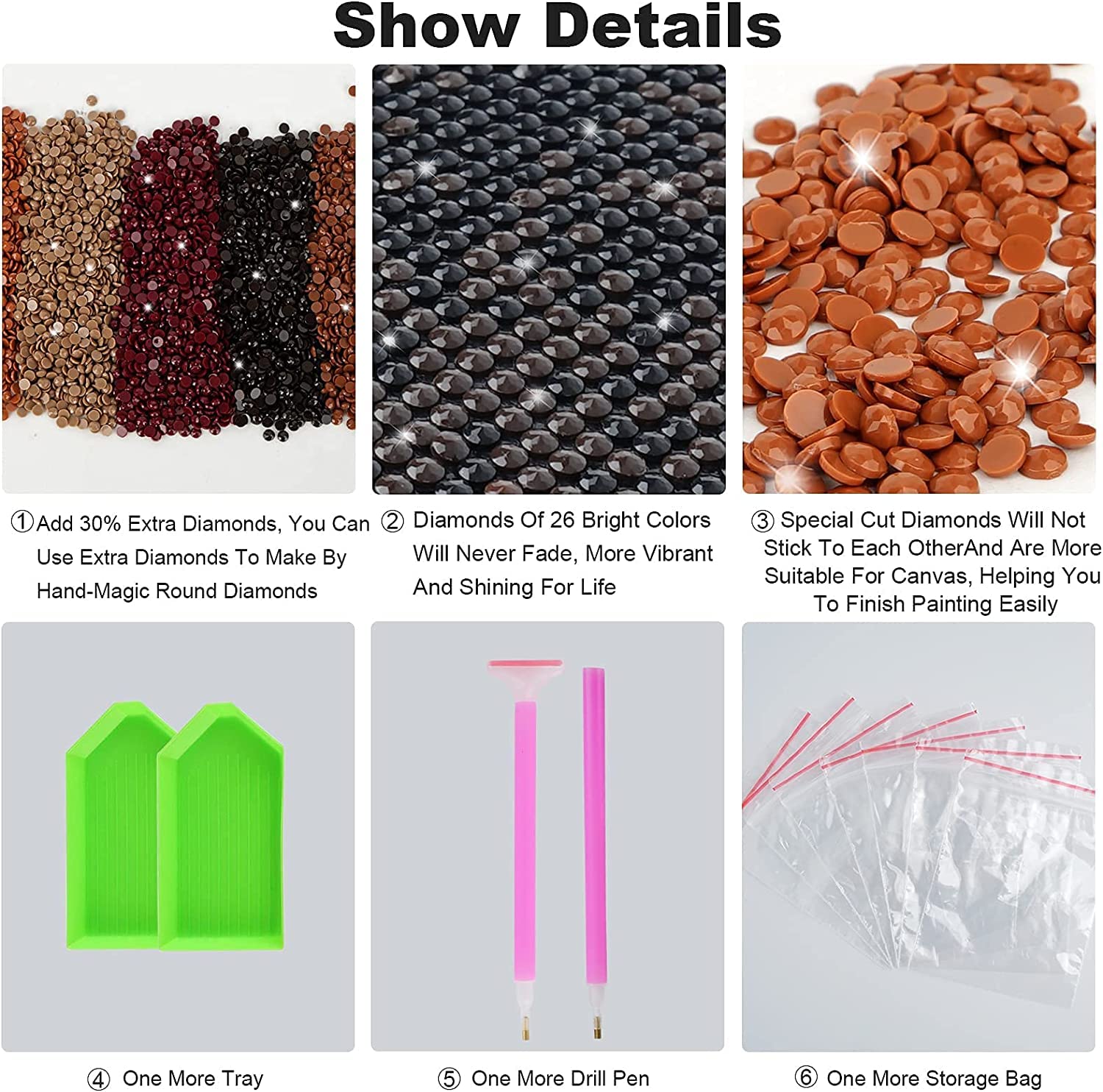 Bigfoot Sasquatch Diamond Painting Kits for Adults Full Drill Round New, Architecture Diamond Art Kits, DIY 5D Diamond Art Painting Gem Art Diamond Dots Friend Size 16 * 20 inch