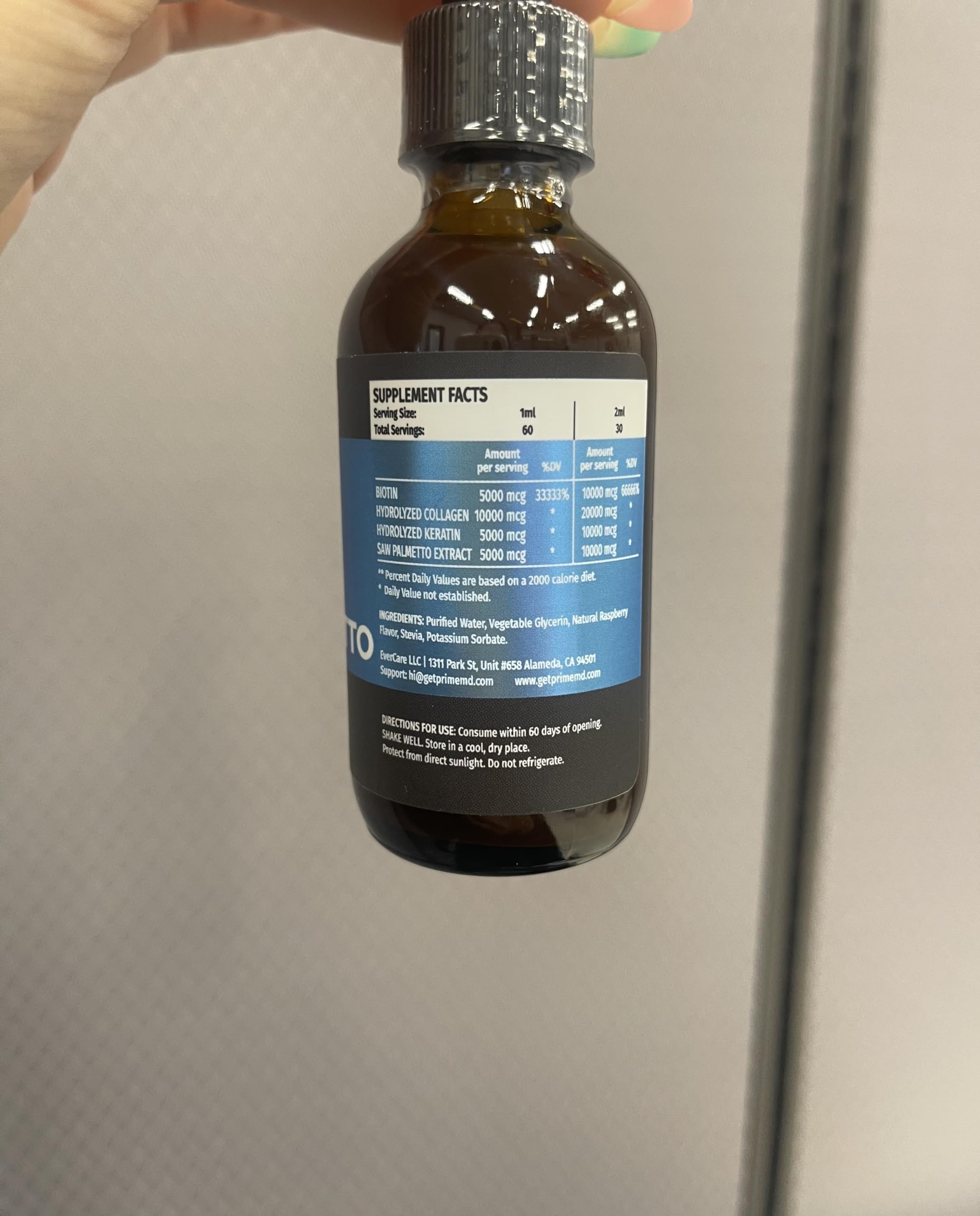 Liquid Collagen Biotin (2pk), Fadogia Tongkat Ali (1pk), and Nitric Oxide (1pk) Supplement Bundle - Potent Vitamins for Hair, Skin, Nails, Heart, Energy, & Testosterone Support - Non-GMO, Vegan