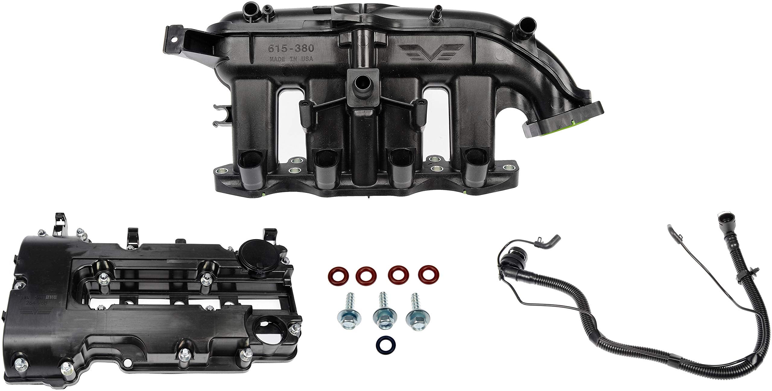 Dorman 615-380KIT Intake Manifold and Valve Cover Kit Compatible with Select Buick/Chevrolet Models (OE FIX)