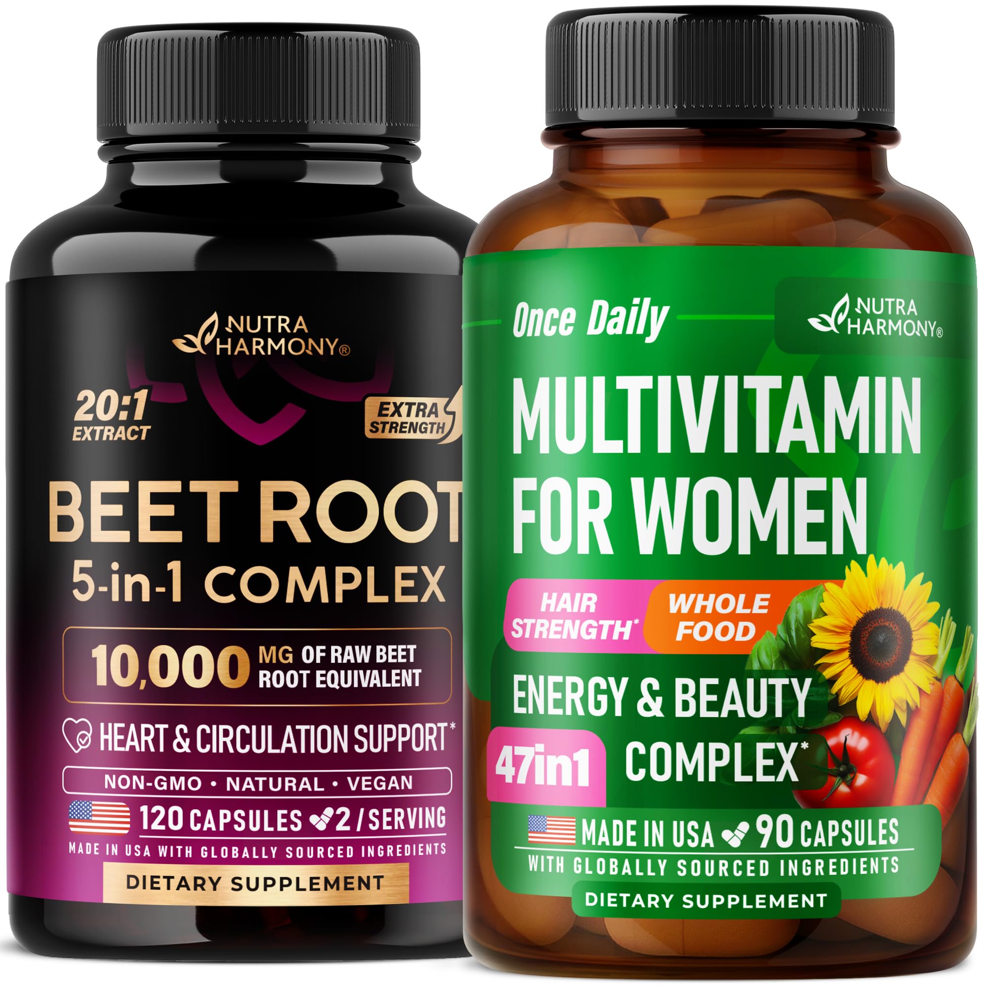 NUTRAHARMONY Beet Root & Multivitamin for Women Capsules
