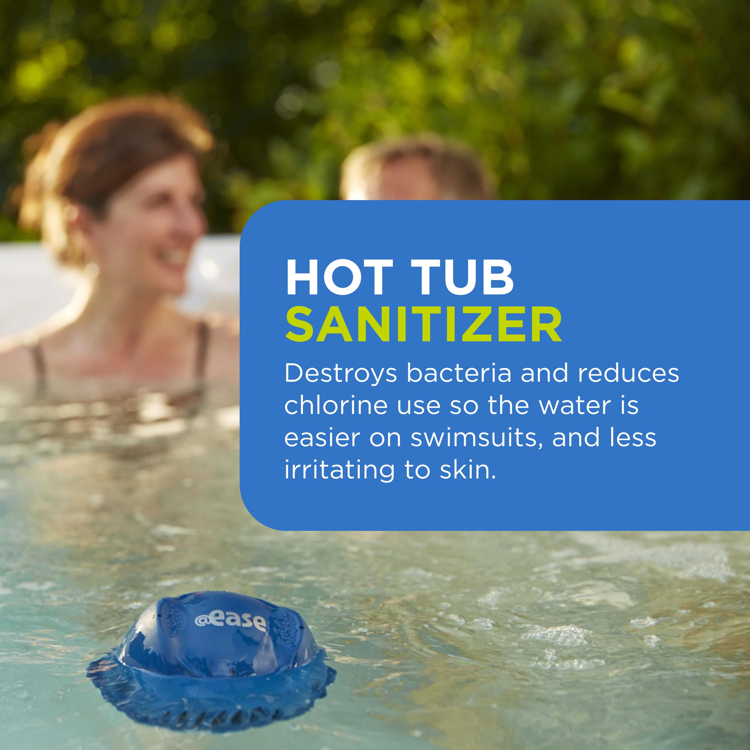 FROG @Ease Floating System for Hot Tubs with 1 Pack of FROG Maintain - Self-Regulating Hot Tub Sanitizer - Hot Tub Maintenance System with Sanitizing Minerals & SmartChlor Technology