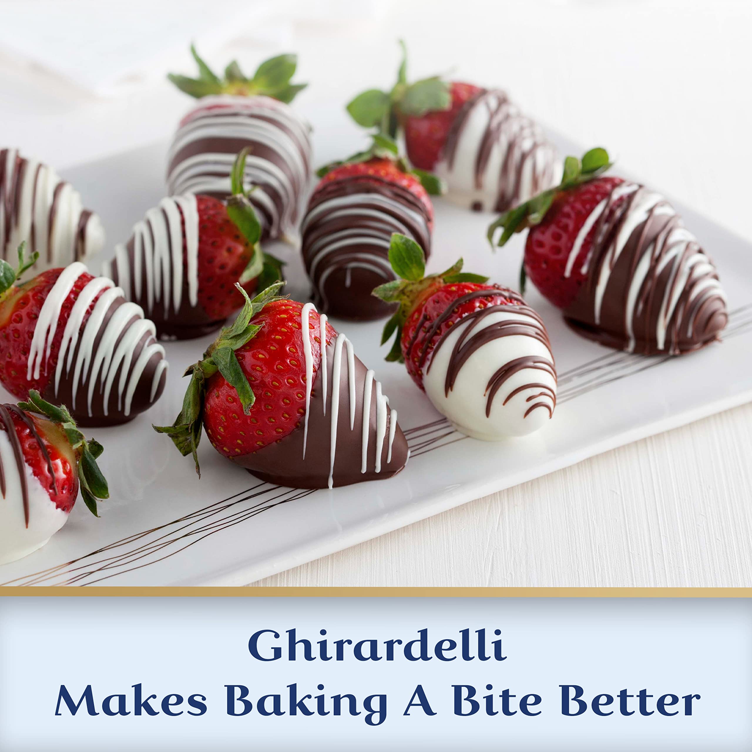 GHIRARDELLI White Vanilla Flavored Melting Wafers, 10 OZ Bag