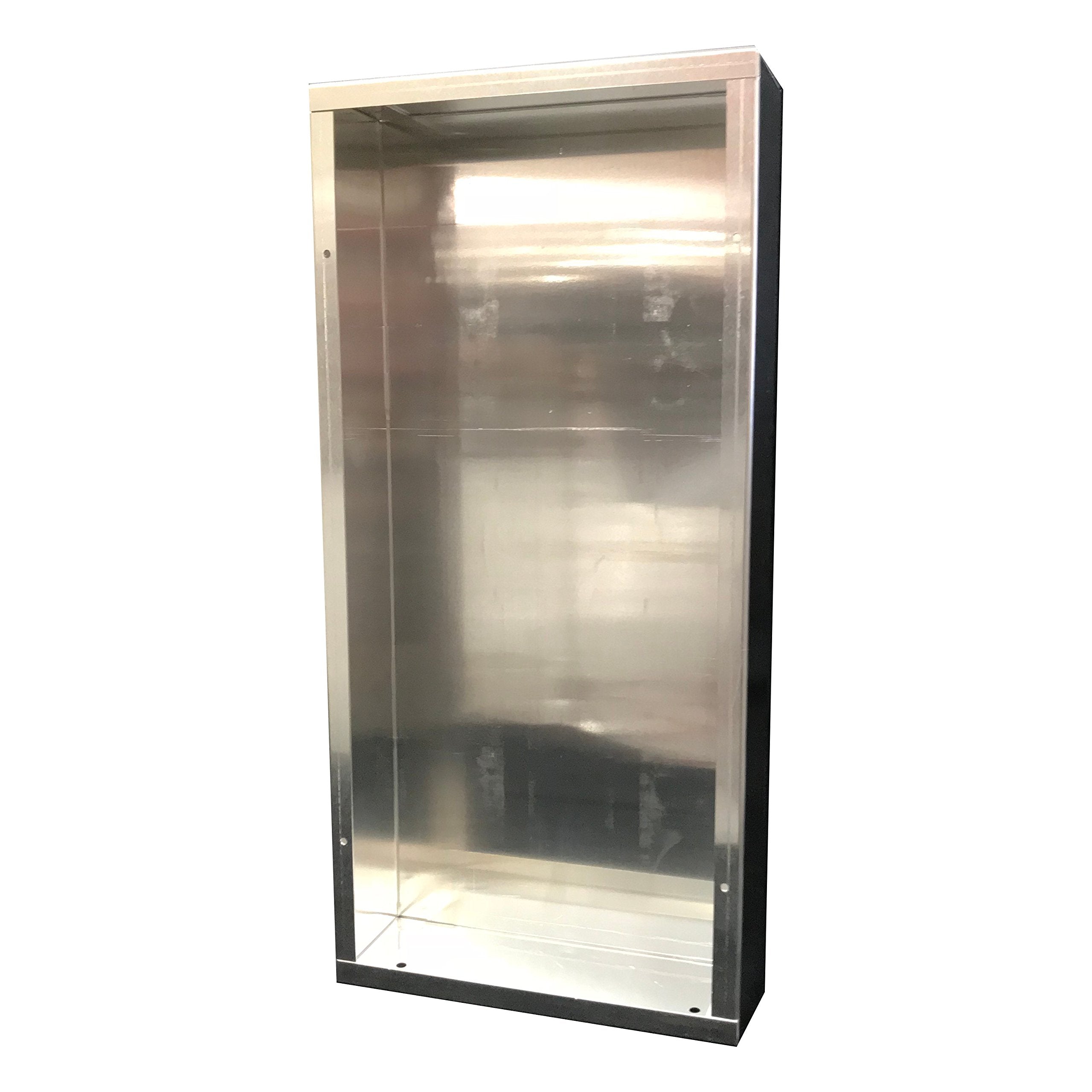 BUD Industries AC-412 Aluminum Chassis 17" L x 8" W x 3" H, Natural