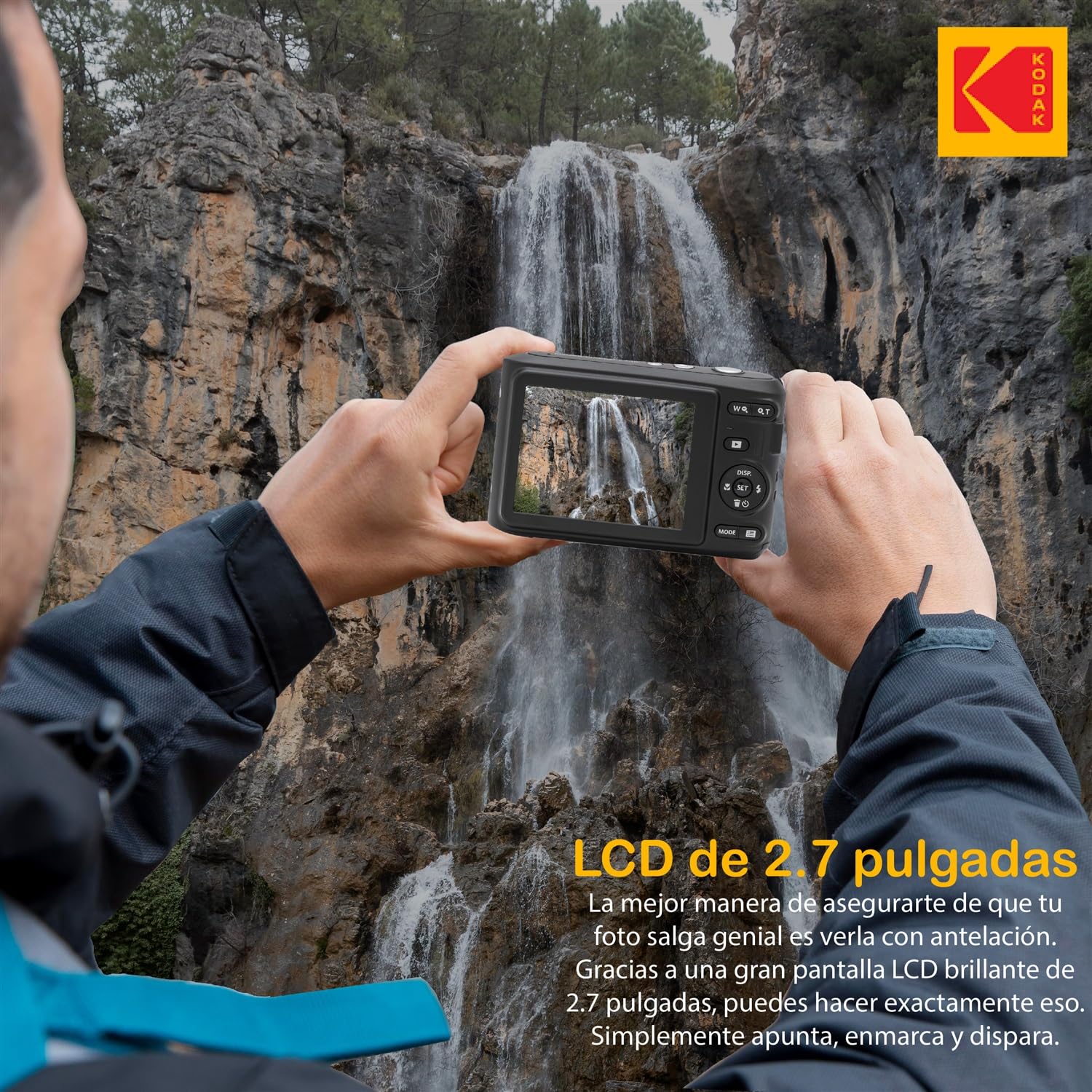 Kodak PIXPRO FZ45 Digital Camera, 32GB Memory Card, Point and Shoot Camera Case, Extendable Monopod, Lens Cleaning Pen, LCD Screen Protectors, Table Top Tripod – Ultimate Bundle (Black)