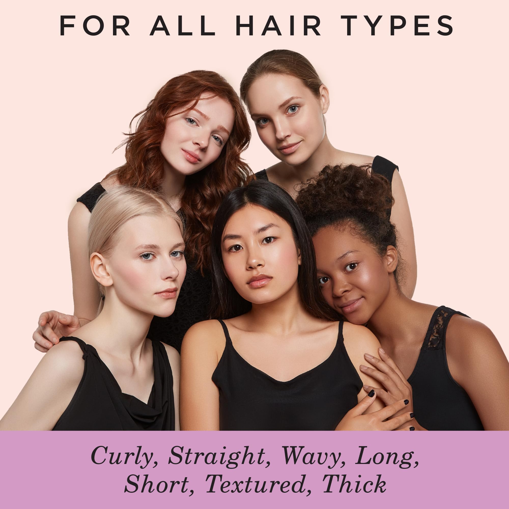 Diane Pro Nylon Pin Styling Hair Brush for Detangling, Separating, Shaping and Defining Wet Thick or Curly Hair, Glides Through Tangles with Ease