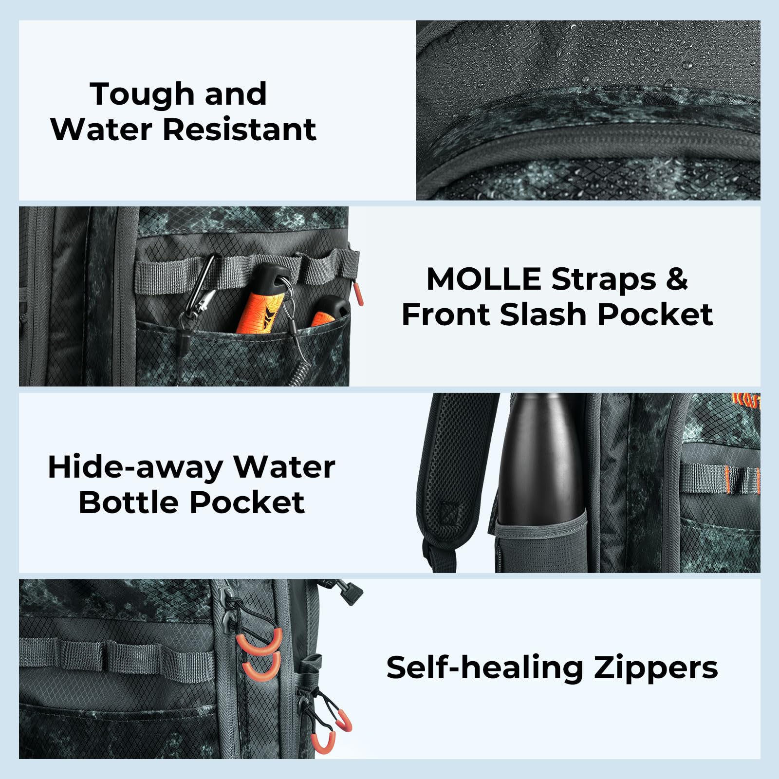 KastKing Pond Hopper Fishing Sling Tackle Storage Bag with (2) Tackle Boxes–Lightweight Sling Fishing Backpack-Sling Tool Bag for Fishing Hiking Hunting Camping,17.7X 12.6X 6 Inches,