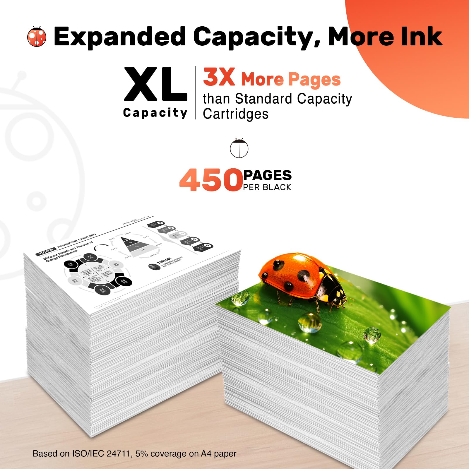 COCCINK PG-275 CL-276 275XL 276XL for Canon ts3722 Ink Cartridges Pixma TS3700 TS3720 TR4720 TR4722 TR4700 TR4725 TS3522 TS3520 TS3500 Printer Remanufactured for Cannon 275 276 XL (1 Black 1 Color)