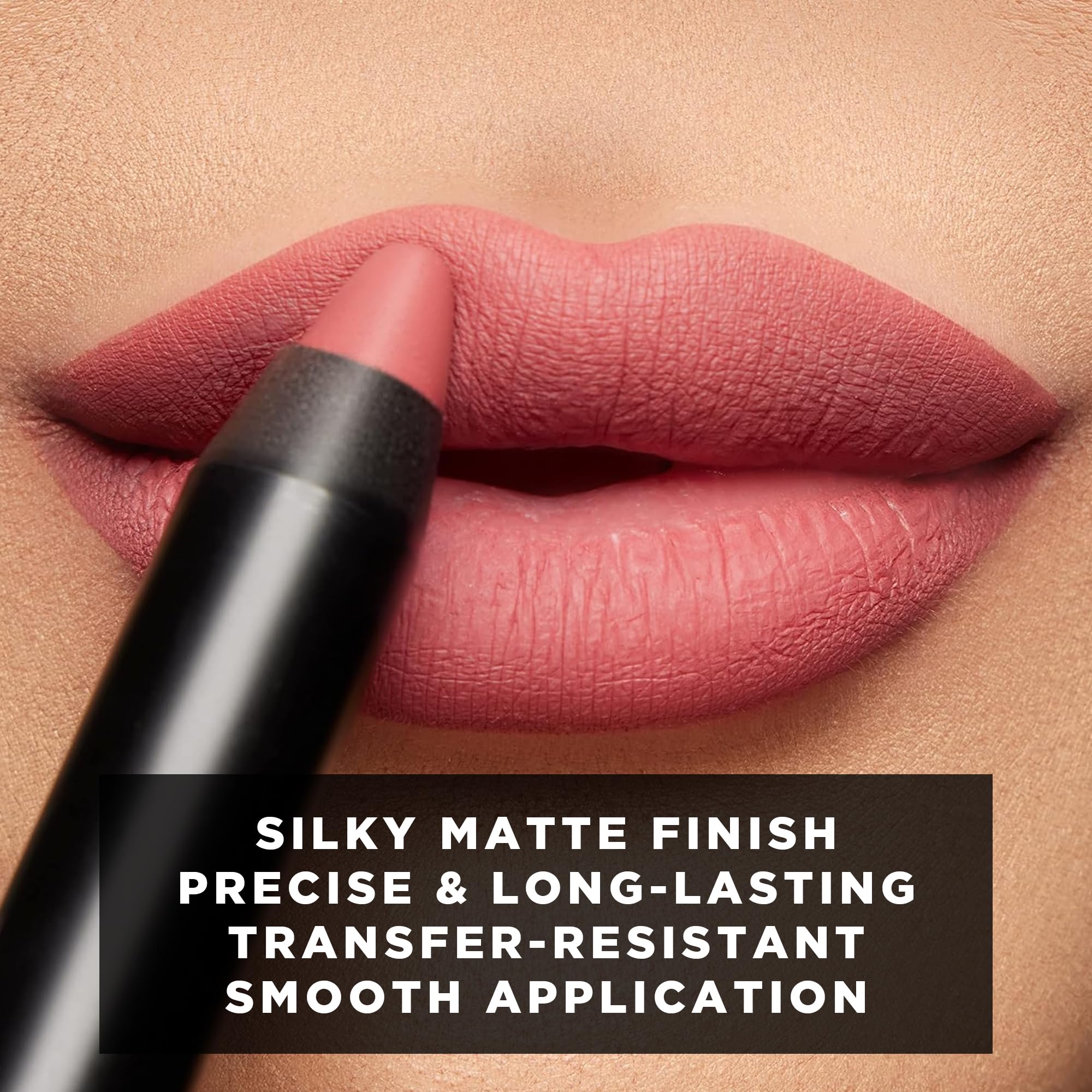 K7L Nude Pink Matte Lipstick and Pink Lip Liner - Waterproof and Smudgeproof