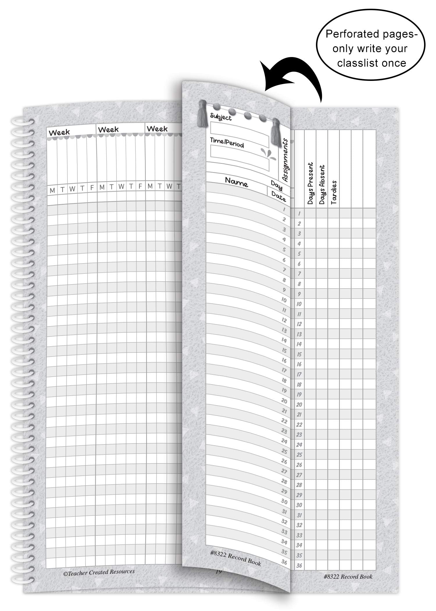 Teacher Created Resources Oh Happy Day Record Book (TCR8322) 8.5" x 11"