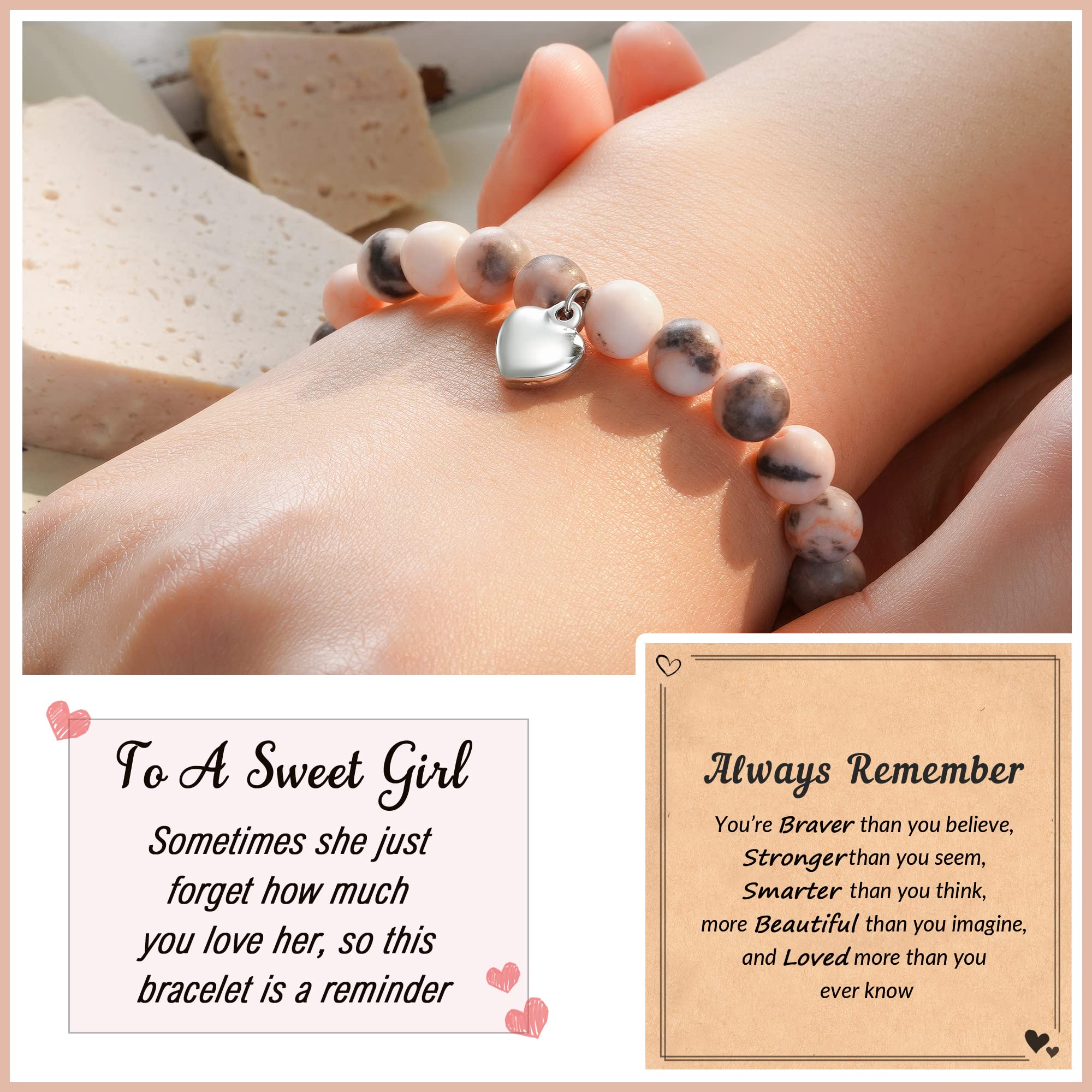 HGDEER Teen Girl Gifts, Stocking Stuffer Christmas Gifts for Teen Girls Kids Teenager Birthday Things Pink Stuff Cool Jewelry Trendy Stuff Bracelets Girl Gifts Ideas Age 4 5 6 8 9 10 12 14 16