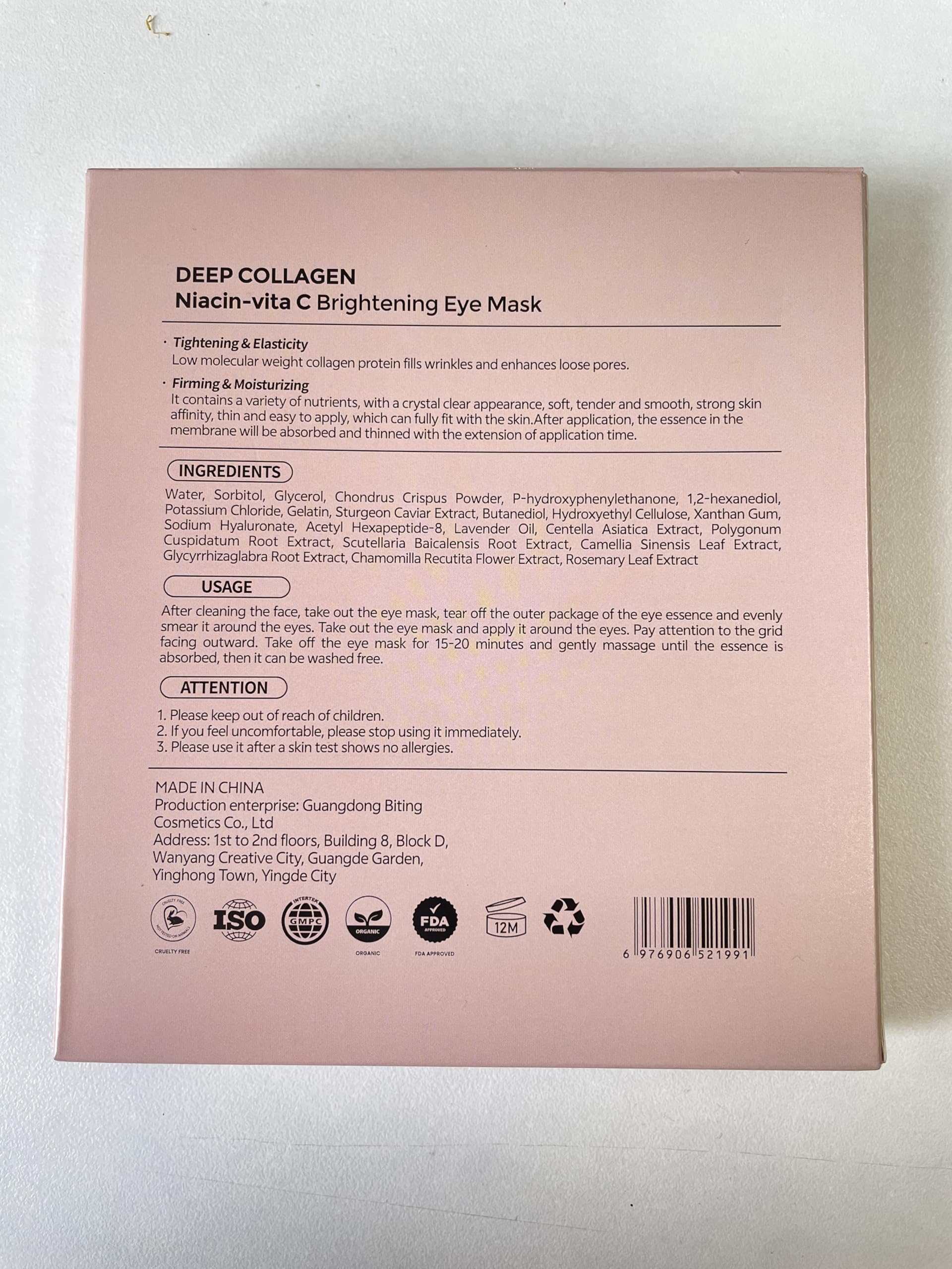 ONMYLOVIN 5 Pairs Deep Collagen Eye Patches Mask, E Shape Korean Eye Mask for Dark Circles, Anti-Aging, Firming, Hydrating Eye Gels Patcheswith Deep Collagen Skin Care