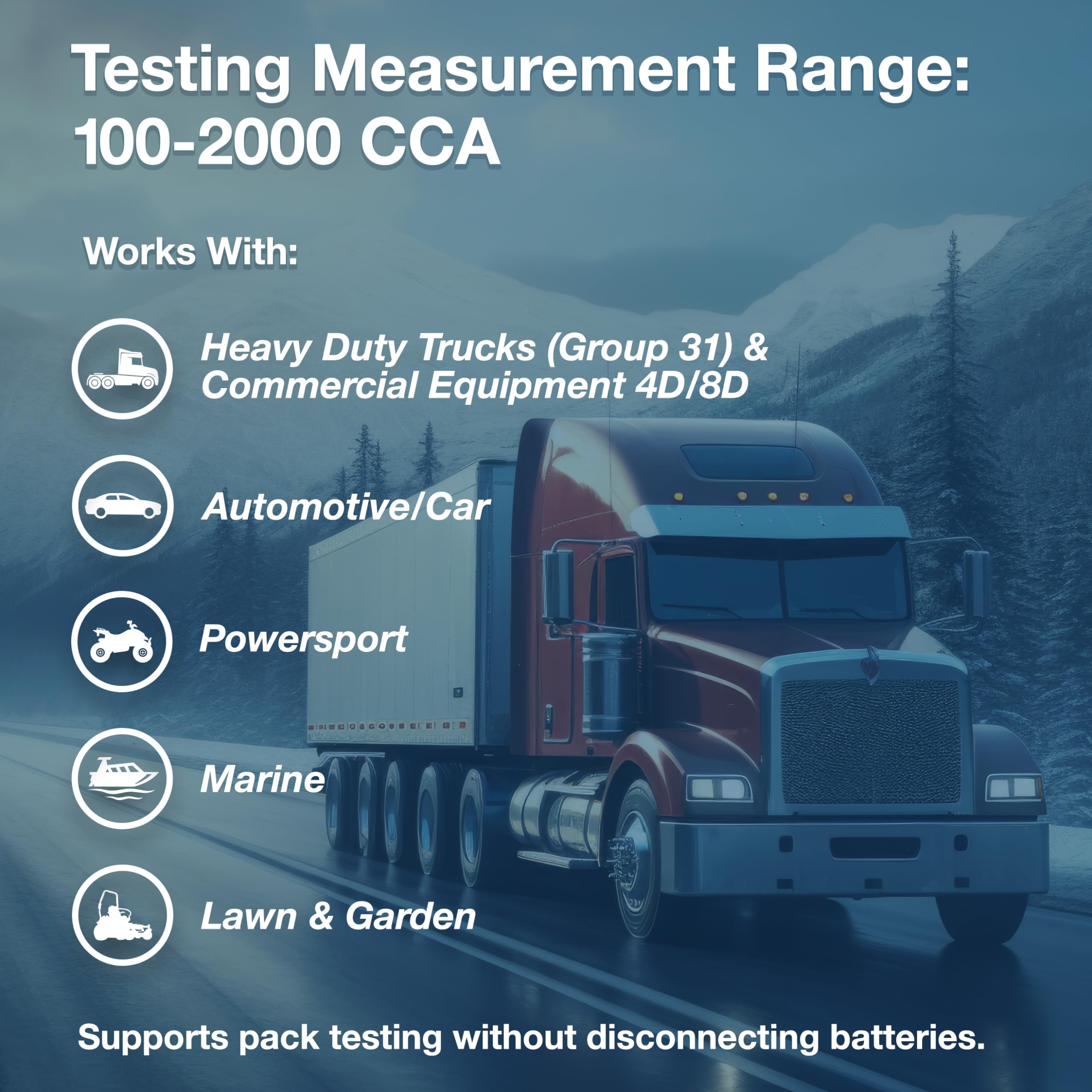 Midtronics - 6V & 12V Digital Battery Conductance & Electrical System Analyzer Battery Tester -MDX 640 - Testing for Automotive, Motorcycle & More