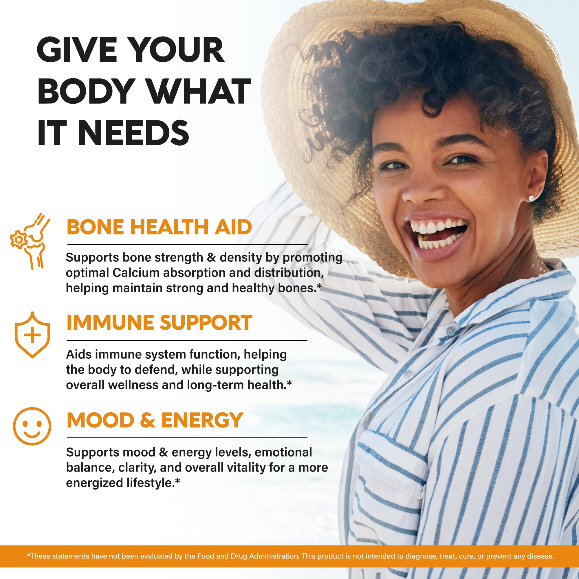 Vitamin D3 K2 - Vitamin D3 10000 iu & K2 as MK-7 120 mcg - Immune & Mood Support, for Bone & Teeth Health - with Magnesium, Zinc & Vitamin C & B12 - Highly Bioavailable - Made in USA, 120 Capsules