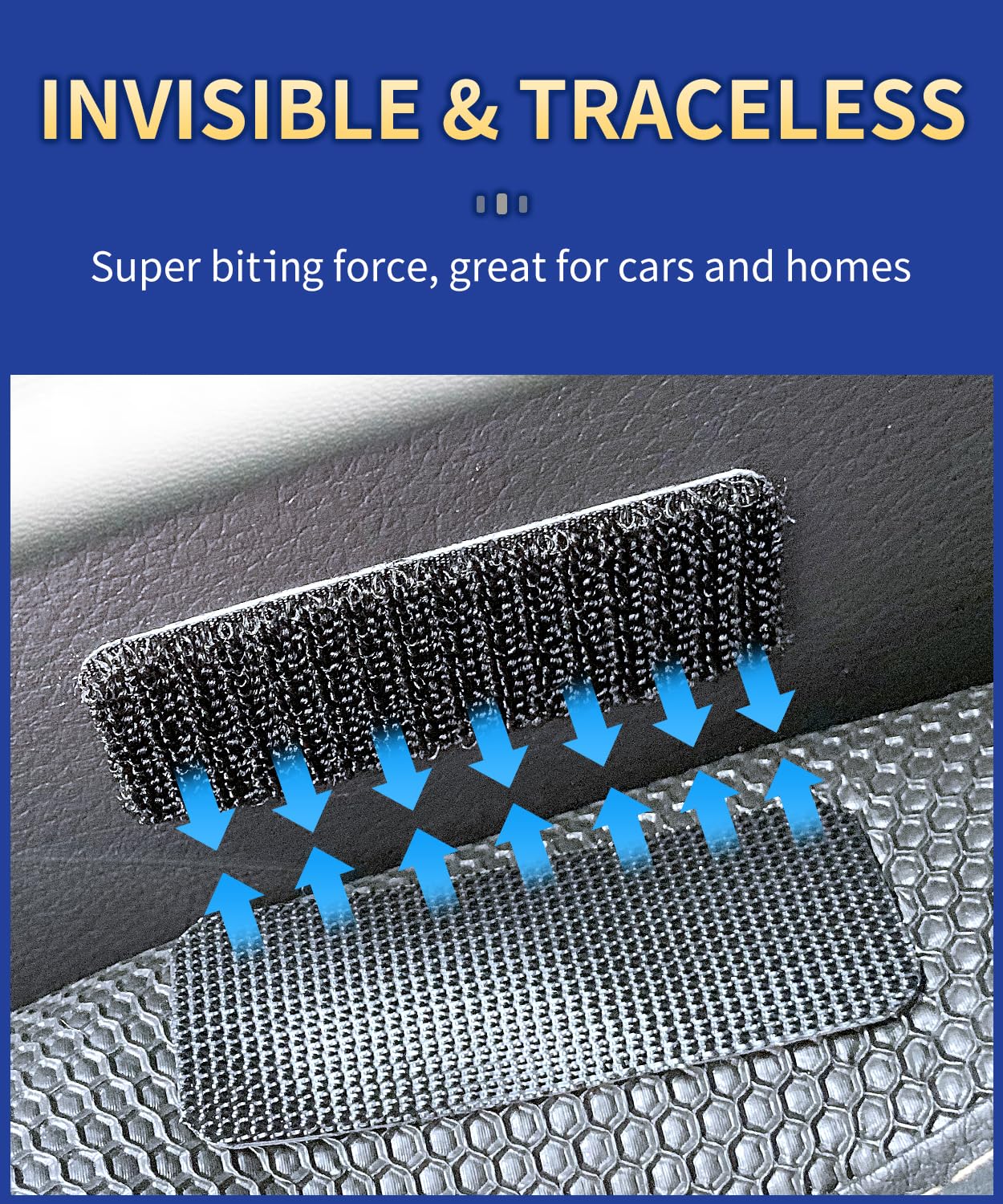 PHIXBEAR Black Hook and Loop Round Strips with Super Adhesive Heavy Duty, Made of 3M, Heat Resistant Waterproof, Outdoor or Indoor Use, 16 Sets 1.97 Inch