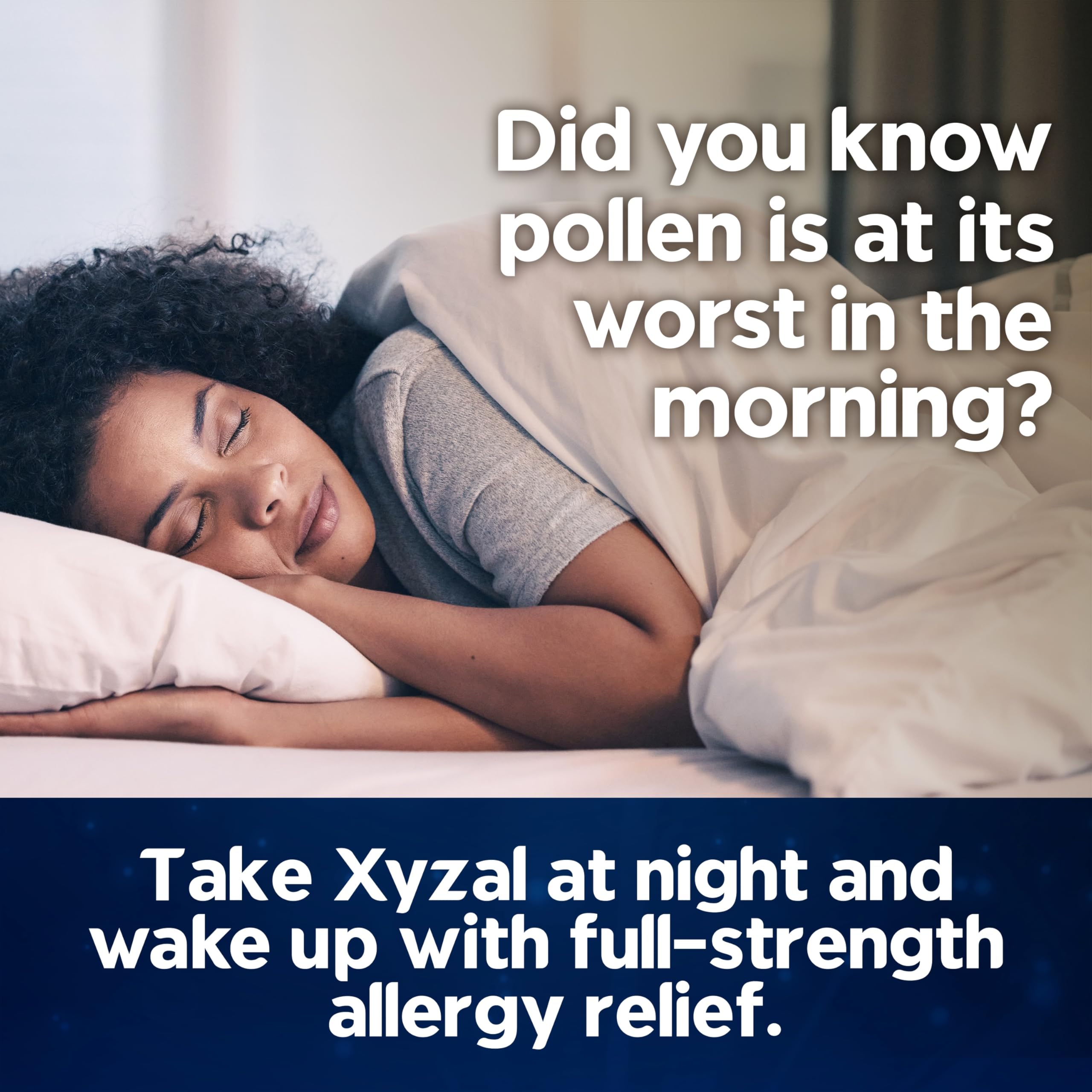 Xyzal 24 Hour Allergy Relief Medicine, Original Prescription Strength Antihistamine, Levocetirizine Dihydrochloride Tablets, 5 mg, 10 Count