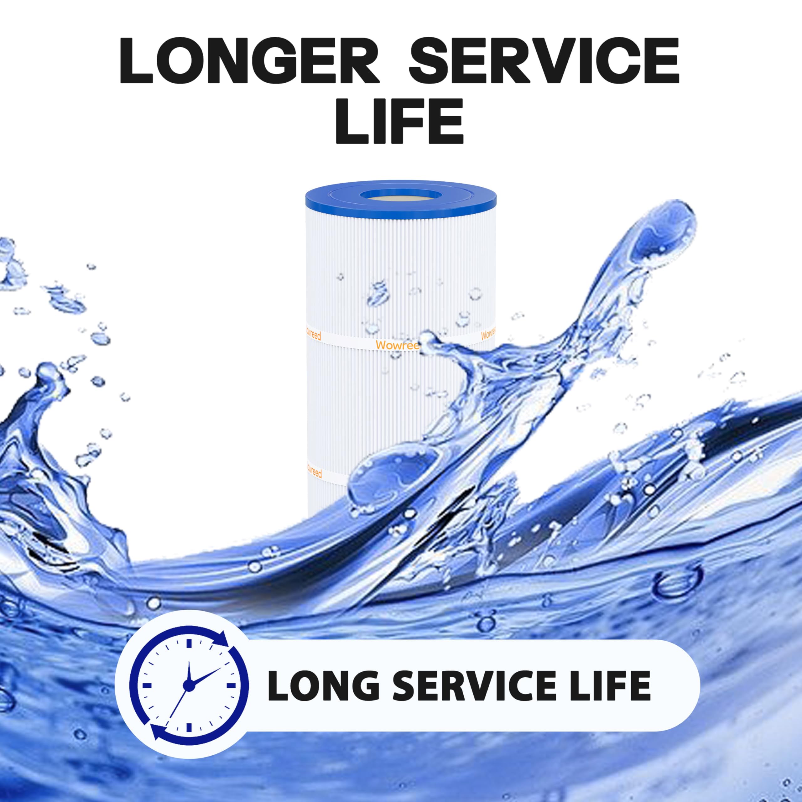 Wowreed Pool Filter Compatible with CCP420, Clean and Clear Plus 420, C-7471, FC-6470, R173576,178584, 4 Pack